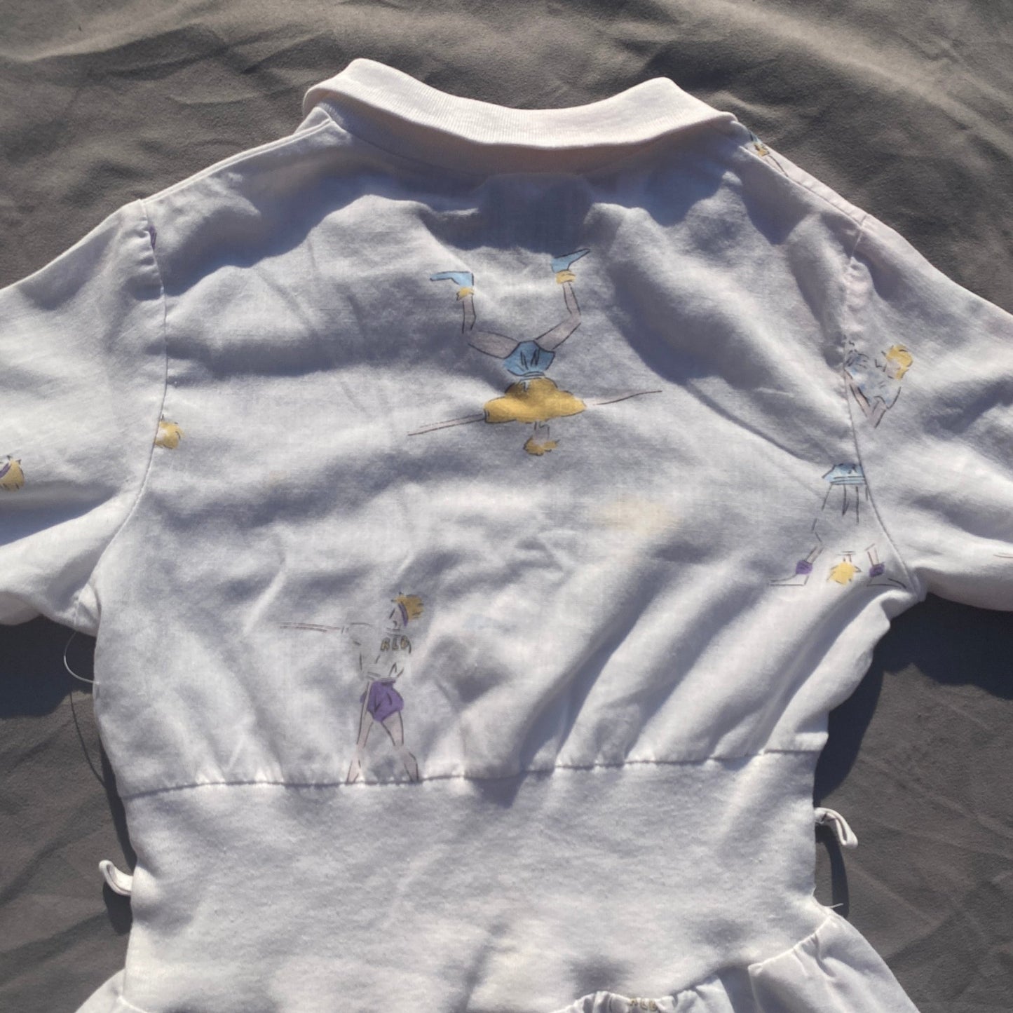 50s Style Tennis Summer Shirt Dress 7 - 8 Years 50s_Style_Tennis_Summer_Shirt_Dress_218 - Secondly