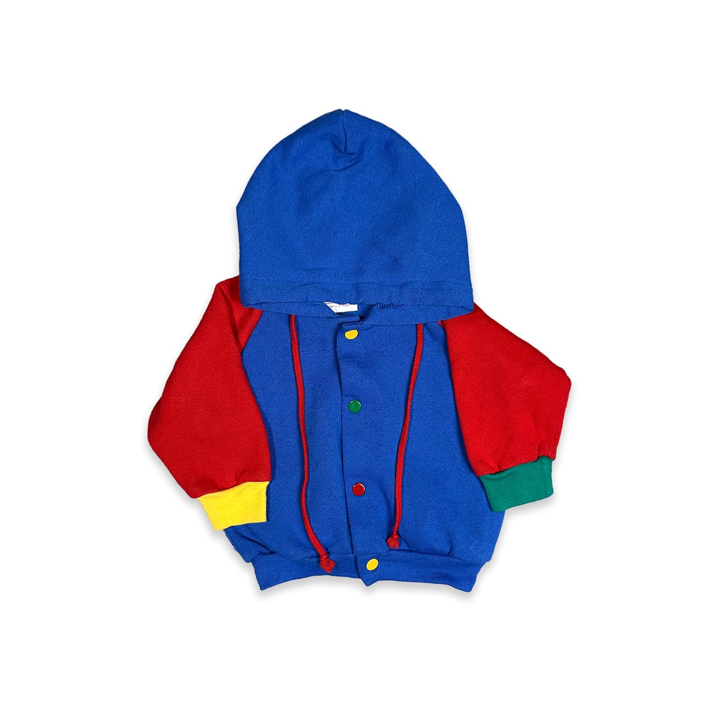 80s Colour Block Hoodie 6 - 9 Months New Arrivals Winter 80s_Colour_Block_Hoodie_6 - 9_Months_309 - Secondly