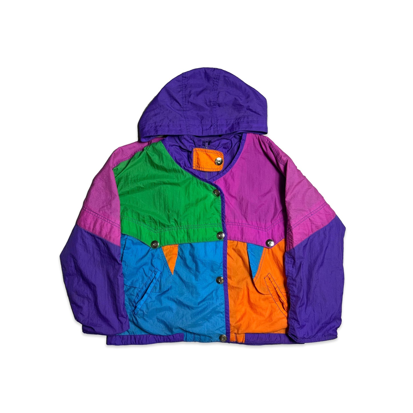 80s Colour Block Shell Jacket 12 - 13 Years New Arrivals Winter 80s_Colour_Block_Shell_Jacket_12 - 13_Years_386 - Secondly