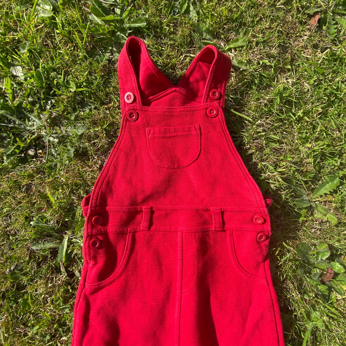 Knitted Red Dungarees Comfy Cuffed Knitted_Red_Dungarees_42 - Secondly