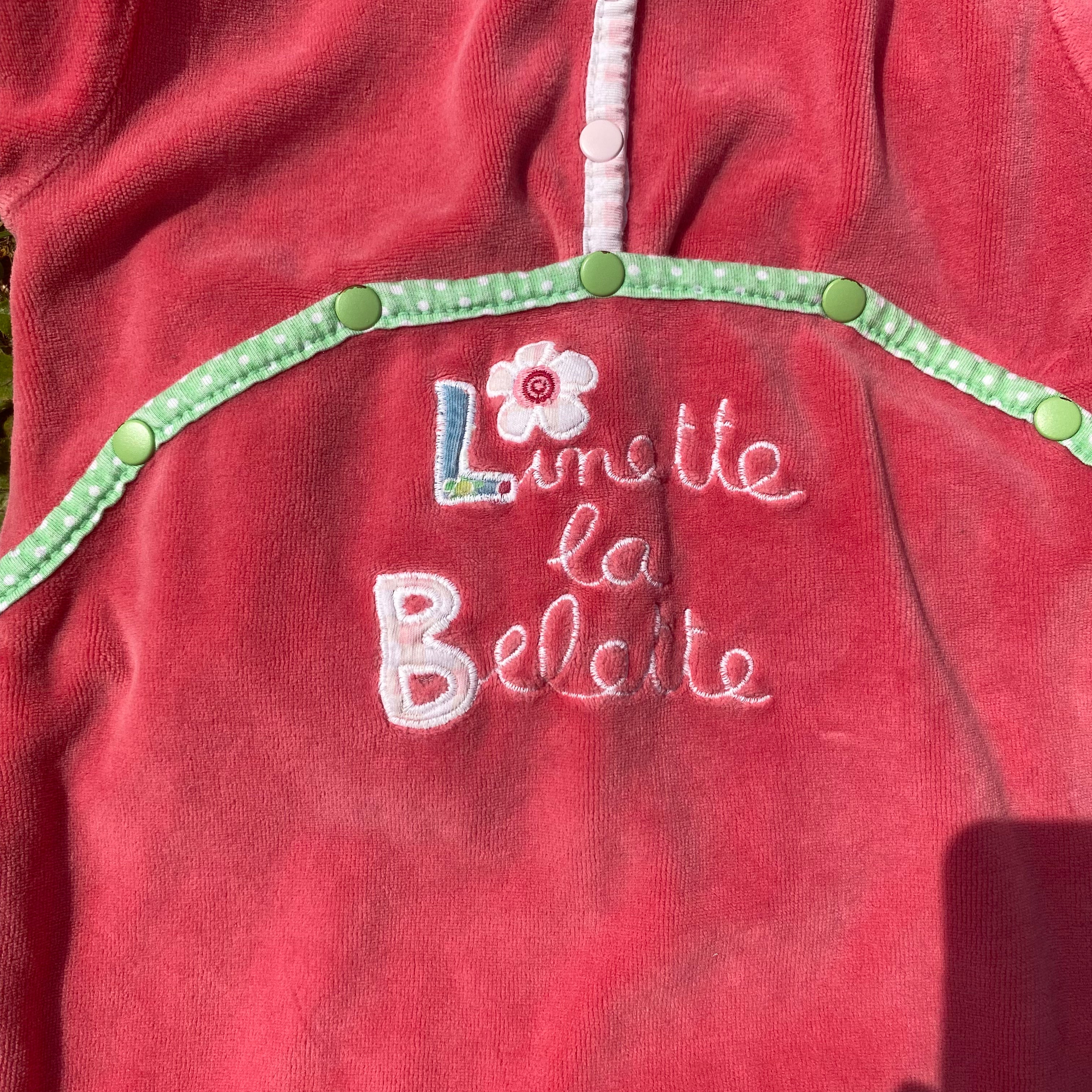 Embroidered Mouse Sleepsuit Onesie All in one Embroidered Footed - Secondly