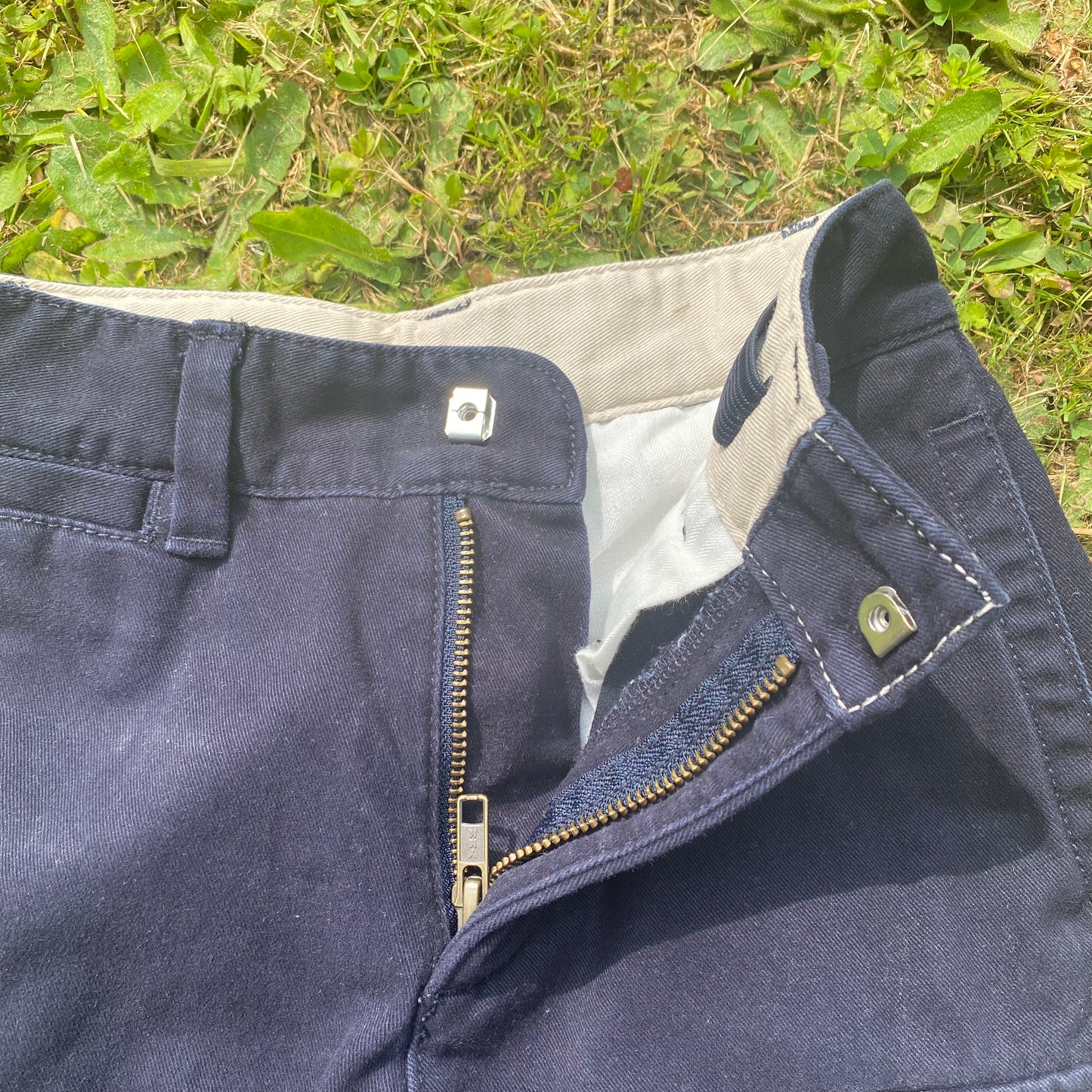 Navy Blue Cargo Shorts