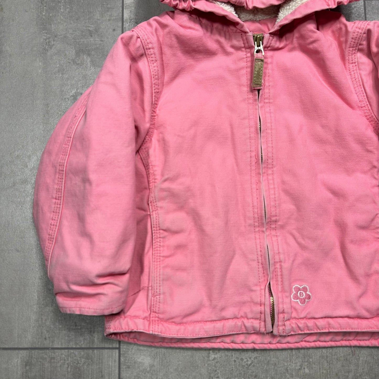 Pink Fleeced Hooded Jacket 4-5 Years
