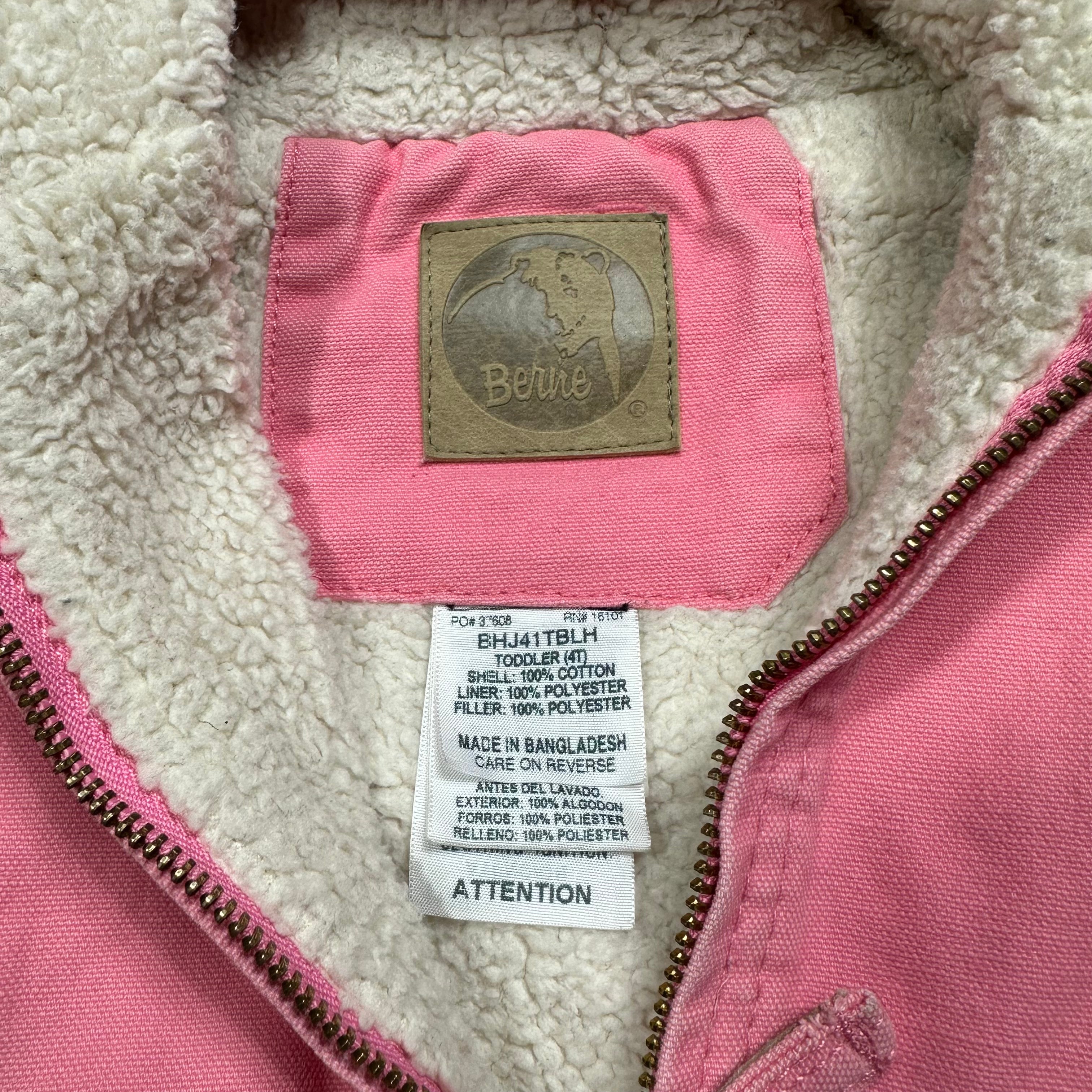 Pink Fleeced Hooded Jacket 4-5 Years