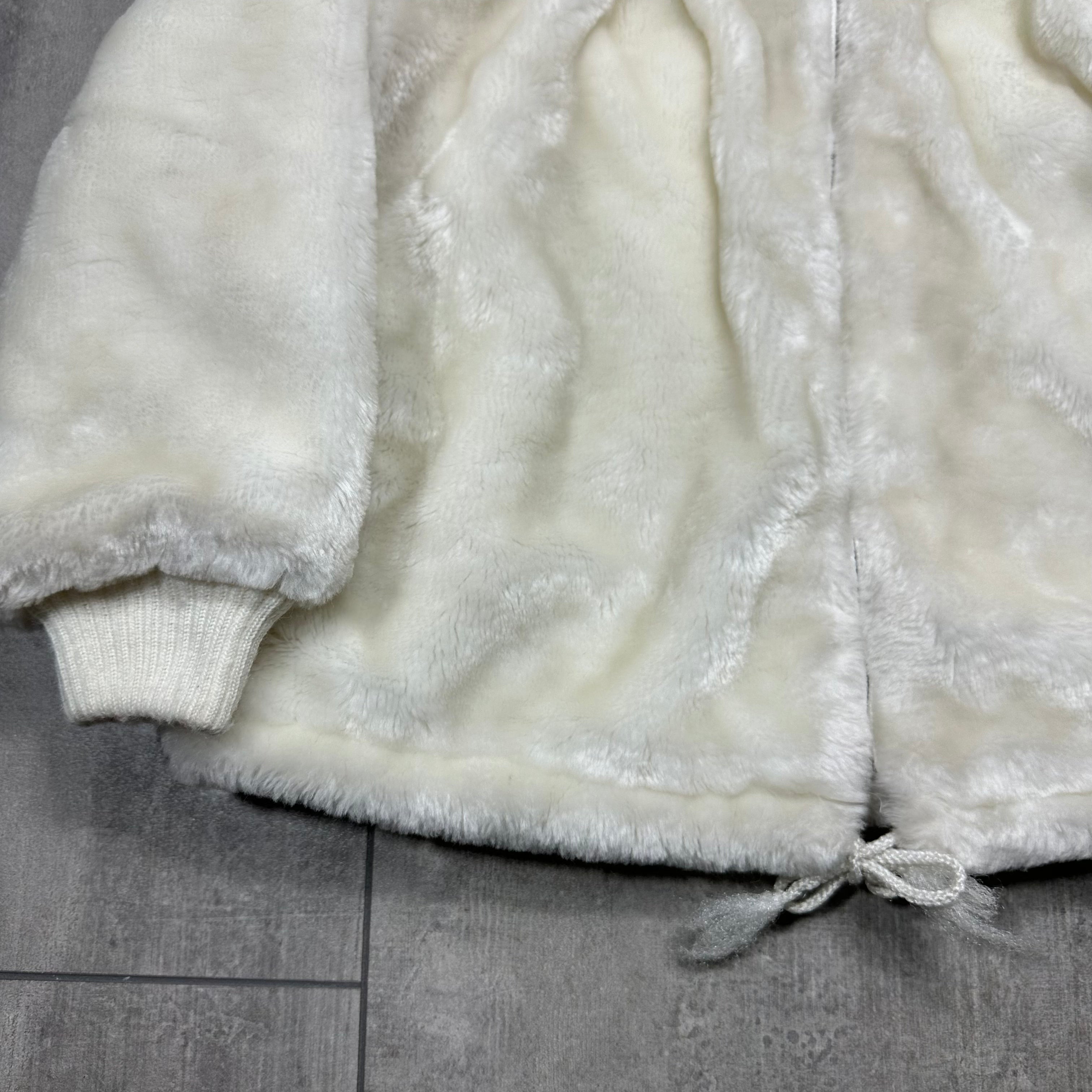Pleated Faux Fur Coat 7-8 Years