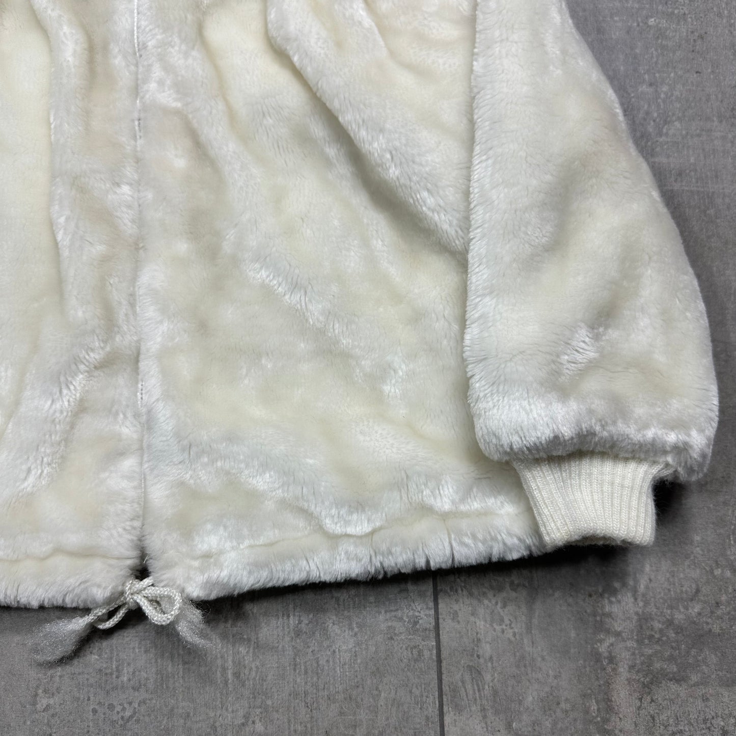 Pleated Faux Fur Coat 7-8 Years