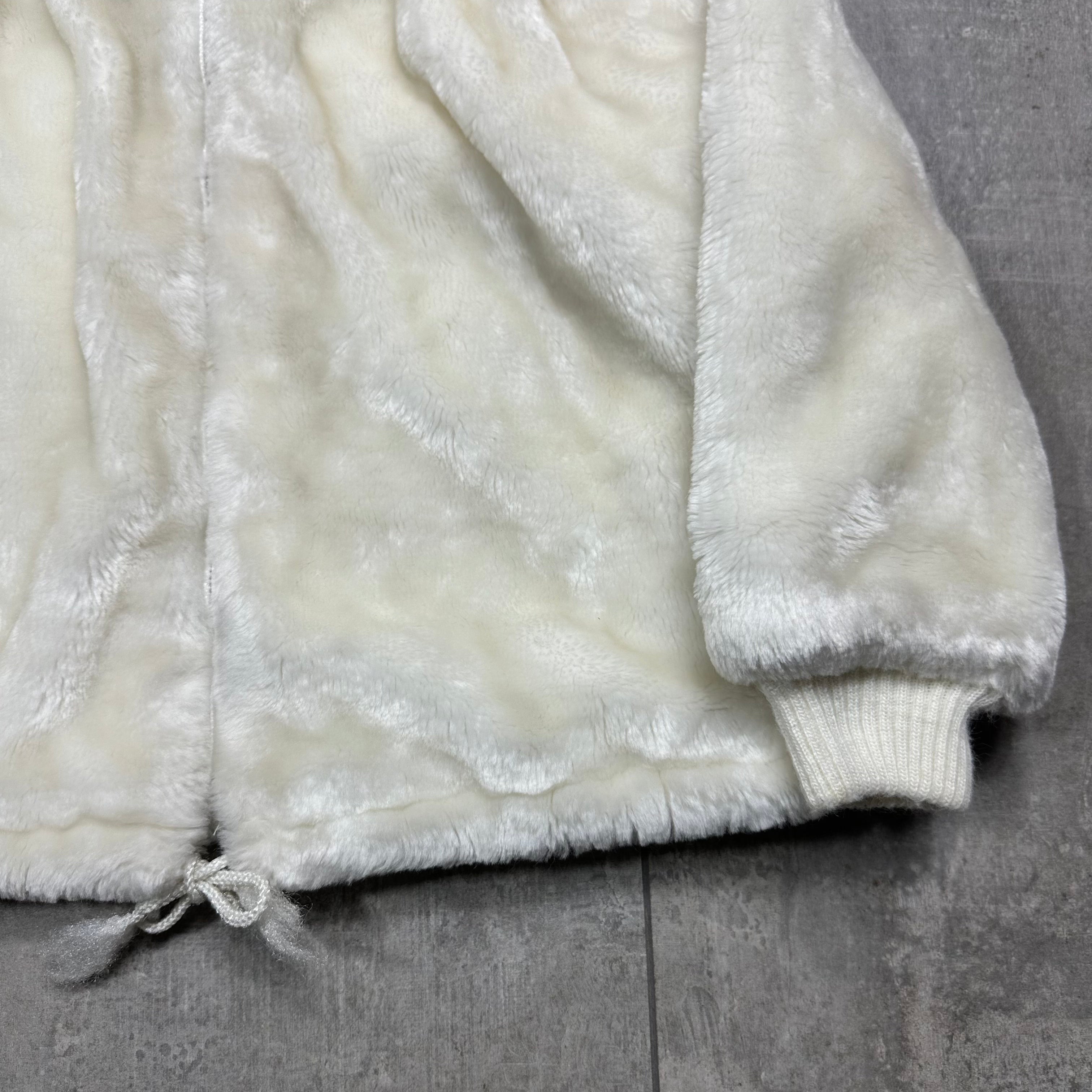Pleated Faux Fur Coat 7-8 Years