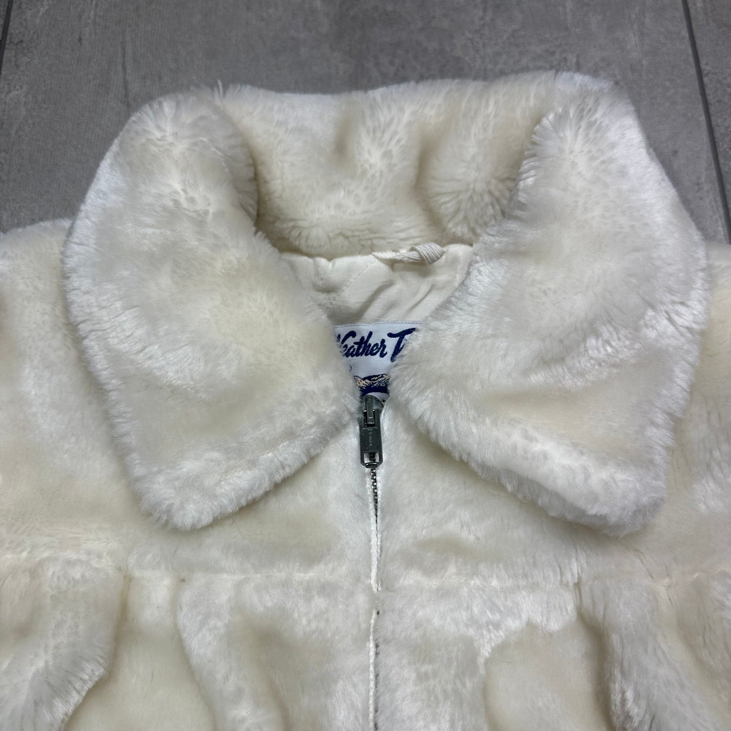 Pleated Faux Fur Coat 7-8 Years