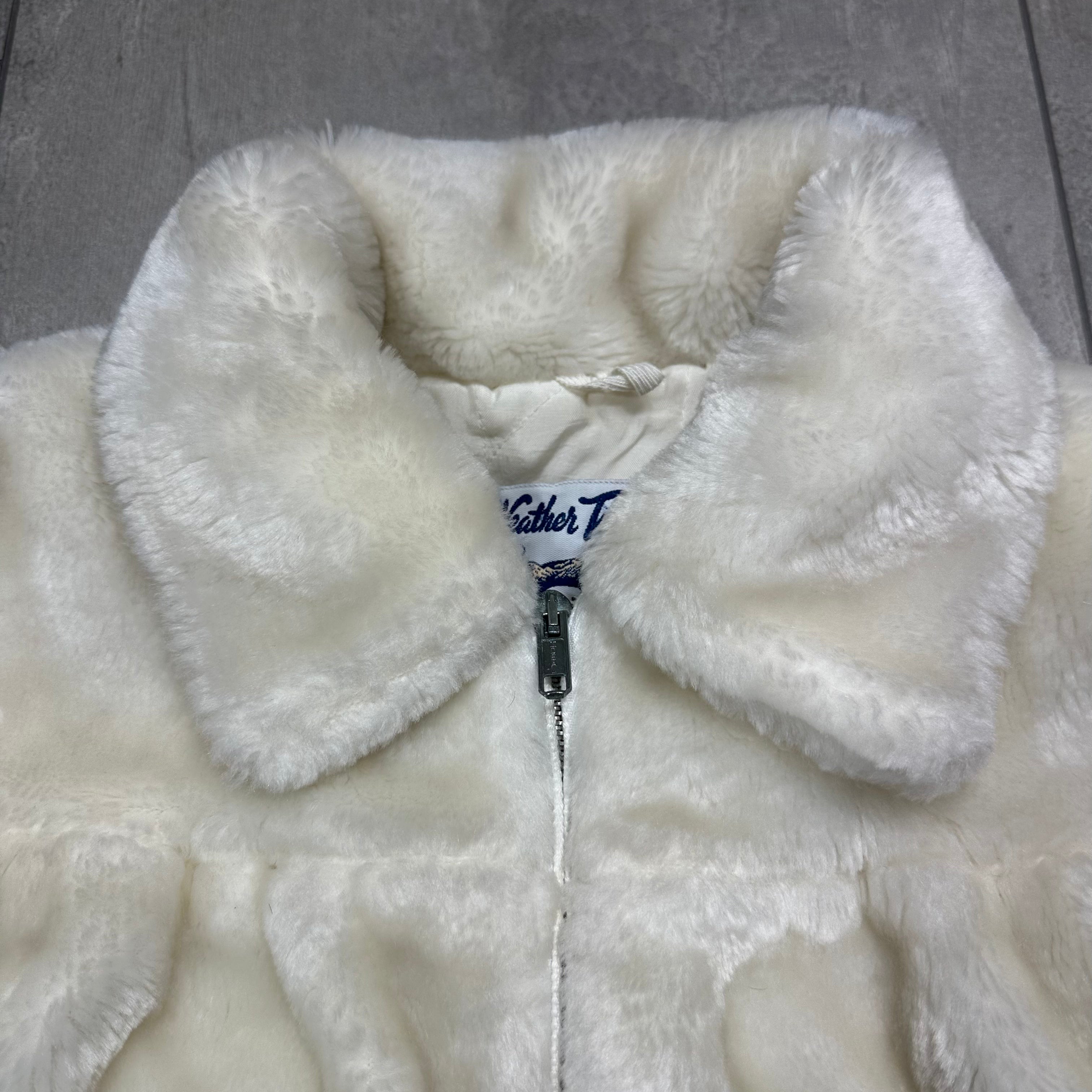 Pleated Faux Fur Coat 7-8 Years
