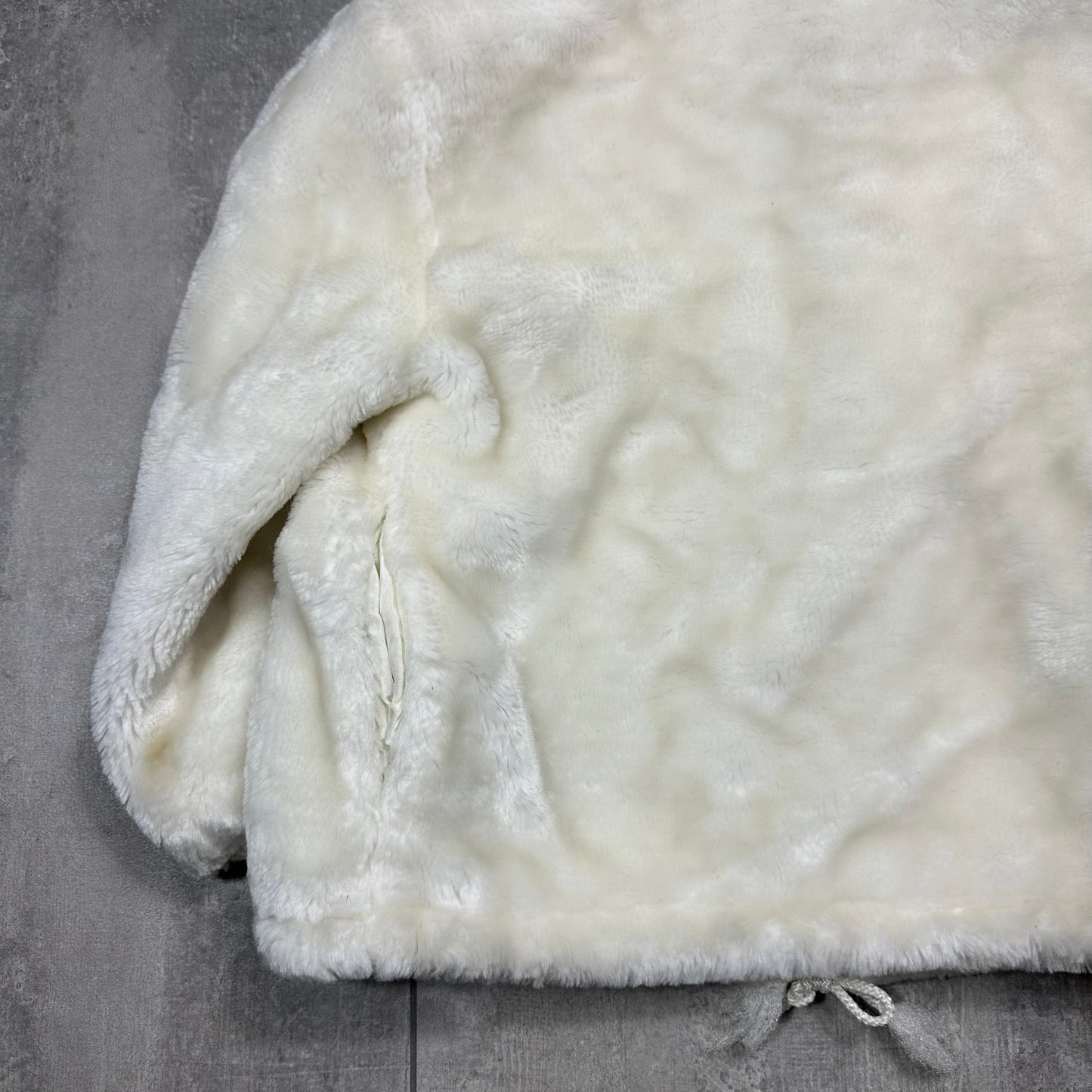 Pleated Faux Fur Coat 7-8 Years