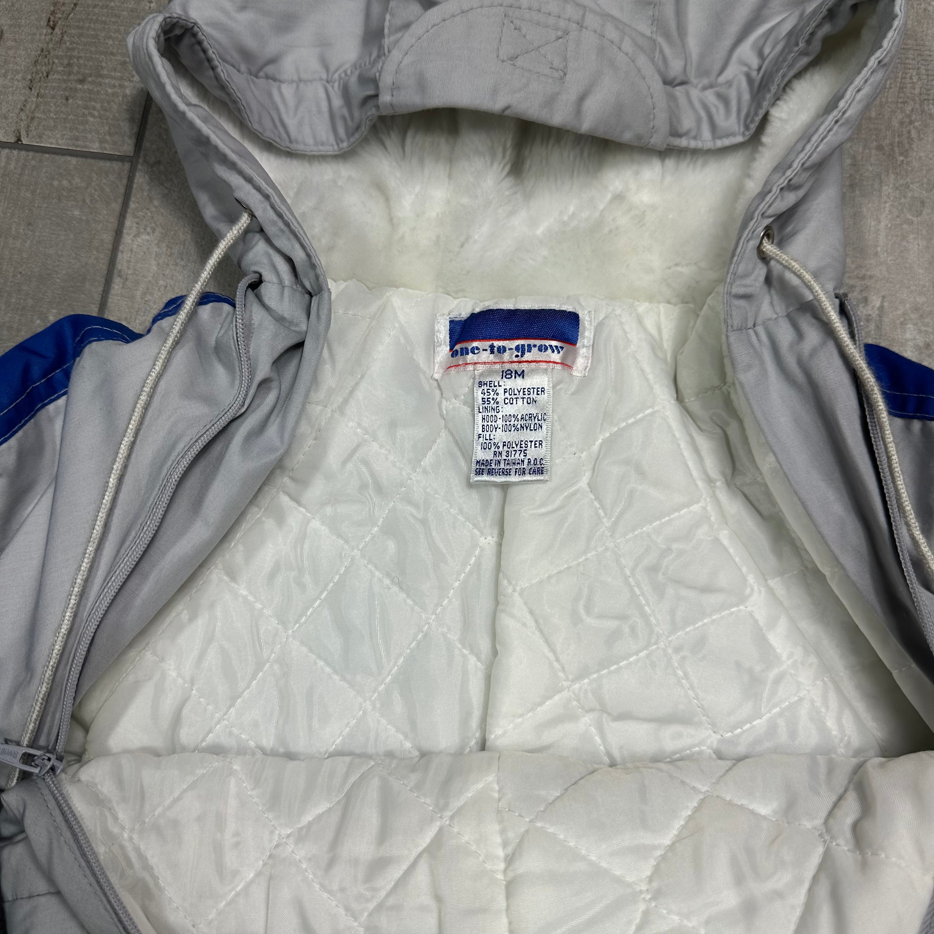 Train Embroidered Ski Suit 18-24 Months