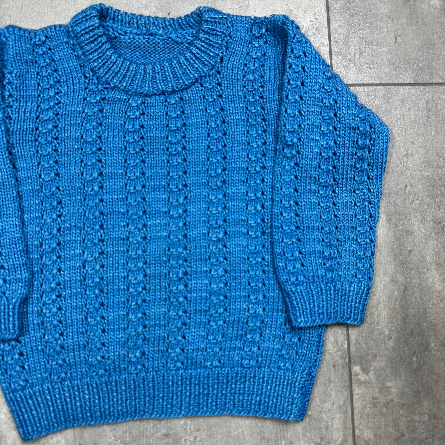 Handmade Cable Knit Jumper 5-6 Years