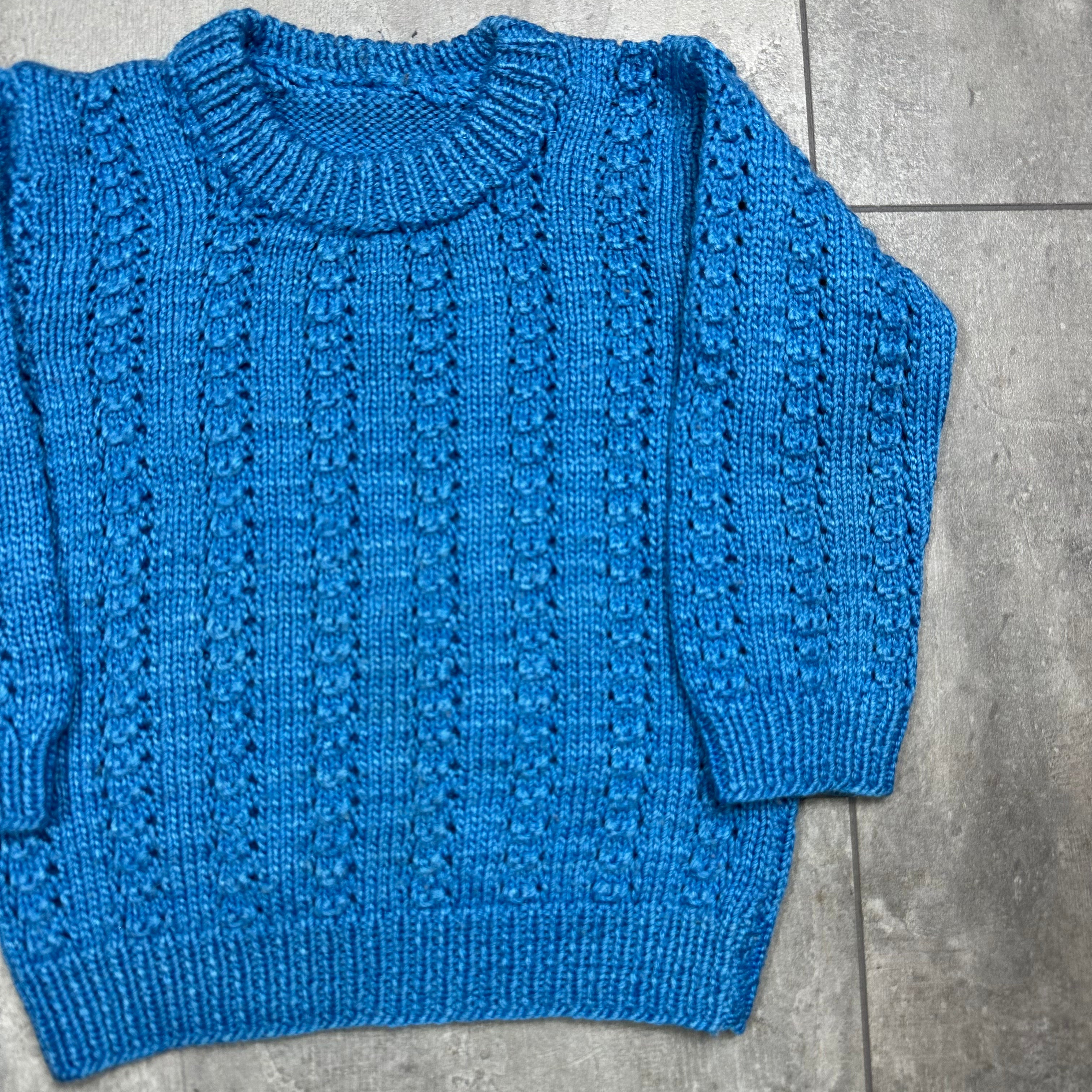 Handmade Cable Knit Jumper 5-6 Years