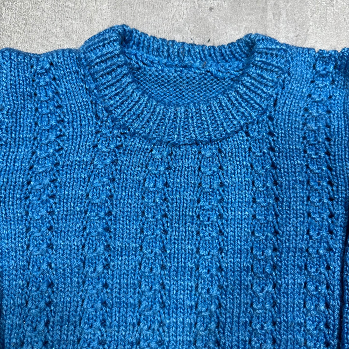 Handmade Cable Knit Jumper 5-6 Years