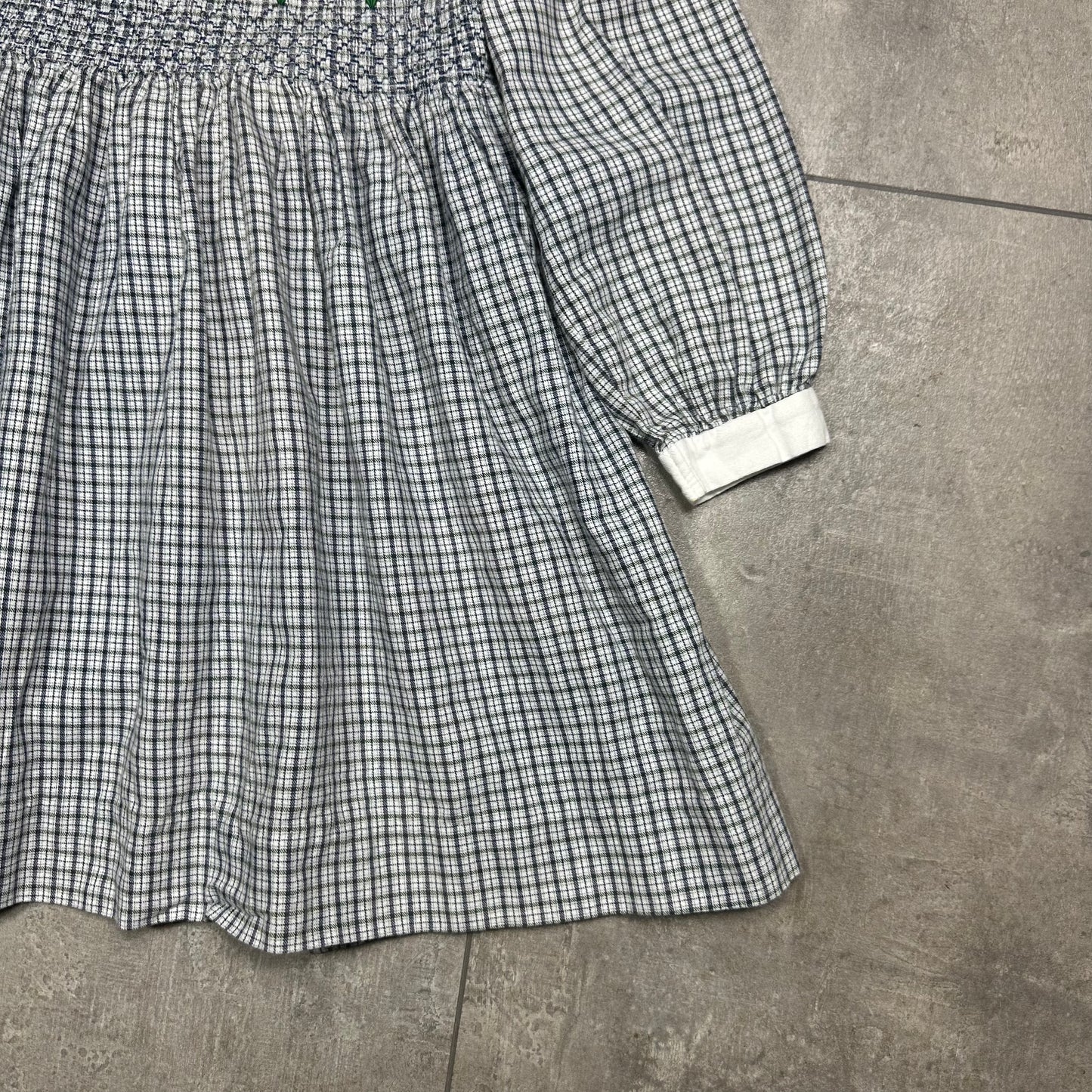 Tartan Smocked Prairie Dress 5-6 Years