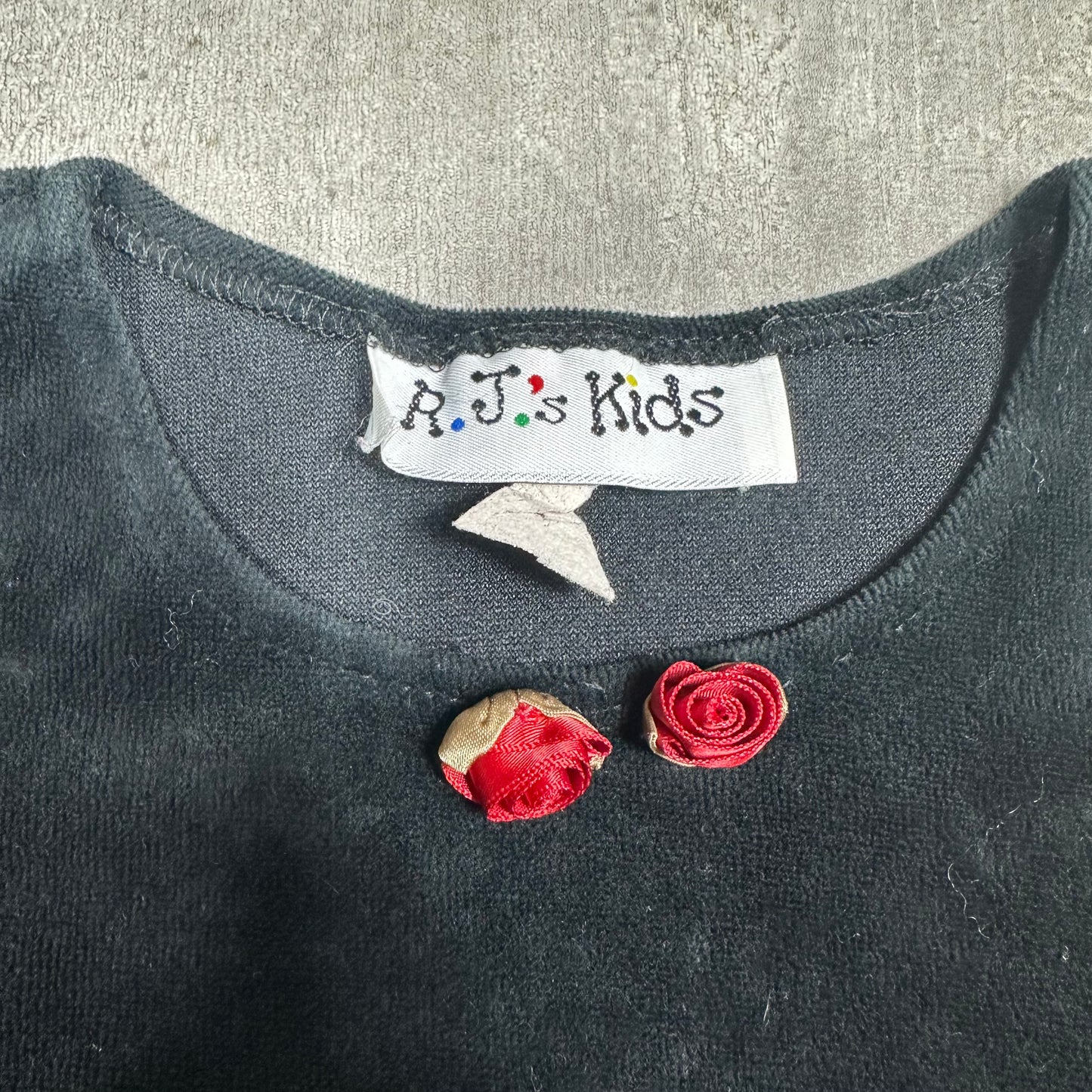 Velvet & Tartan Winter Dress 4-5 Years