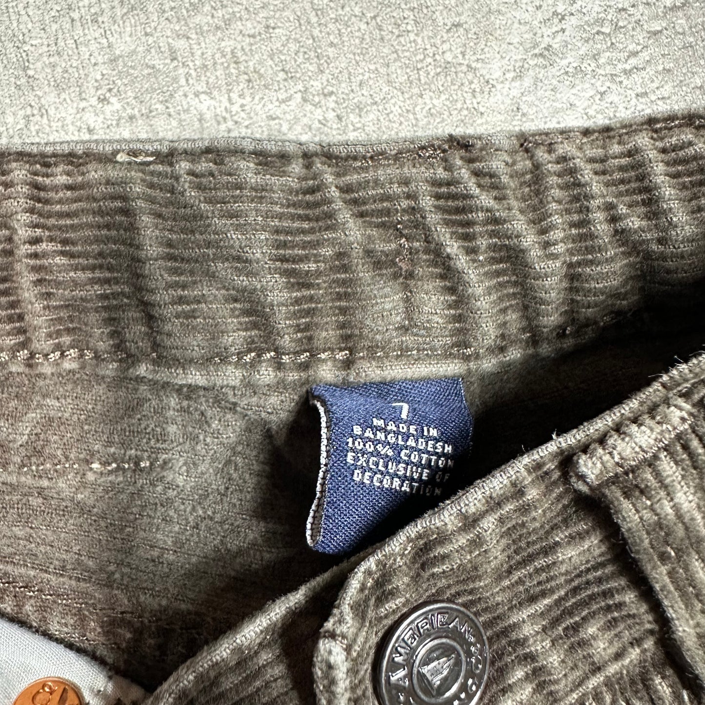 American Living Corduroy Jeans 6-7 Years