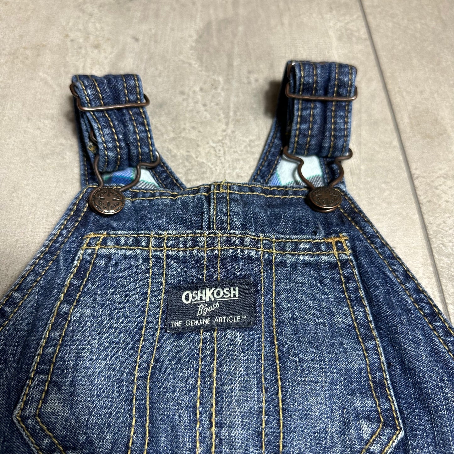 OshKosh Denim Carpenter Dungarees 18-24 Months