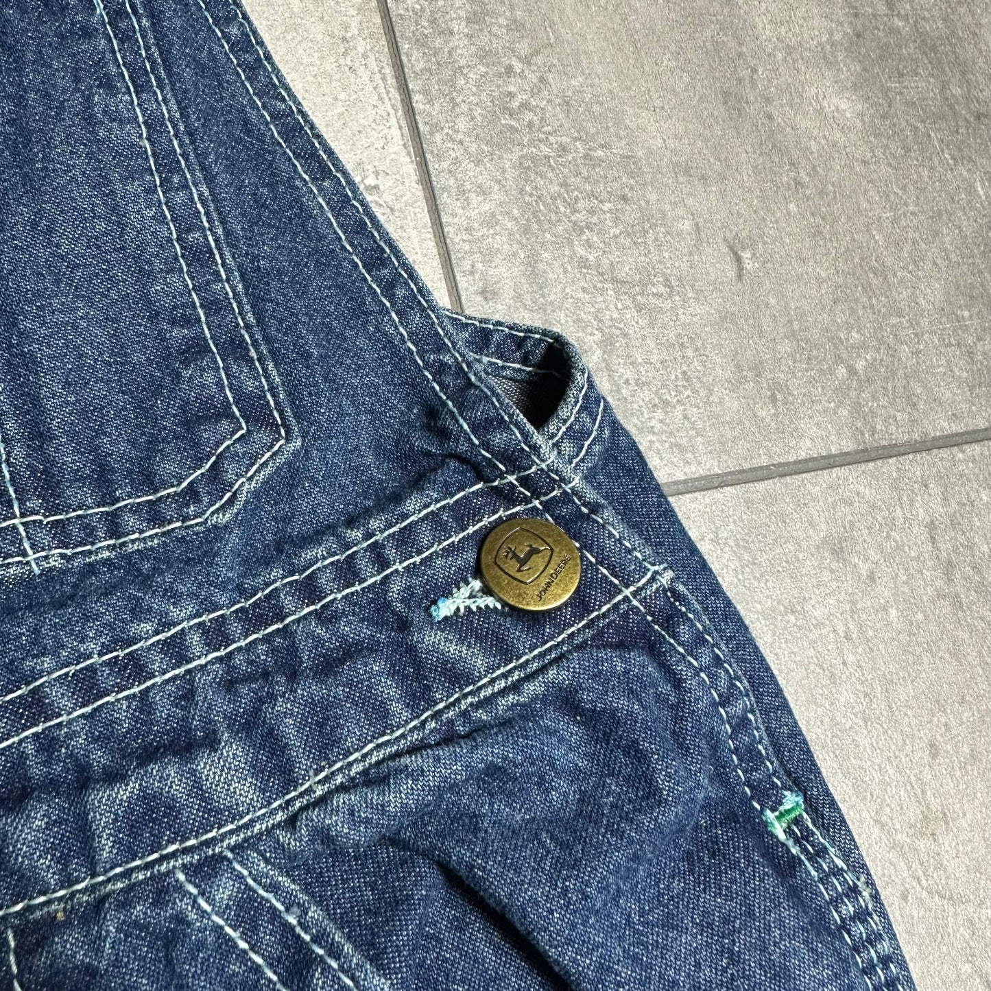 John Deere Retro Dungarees 6-7 Years