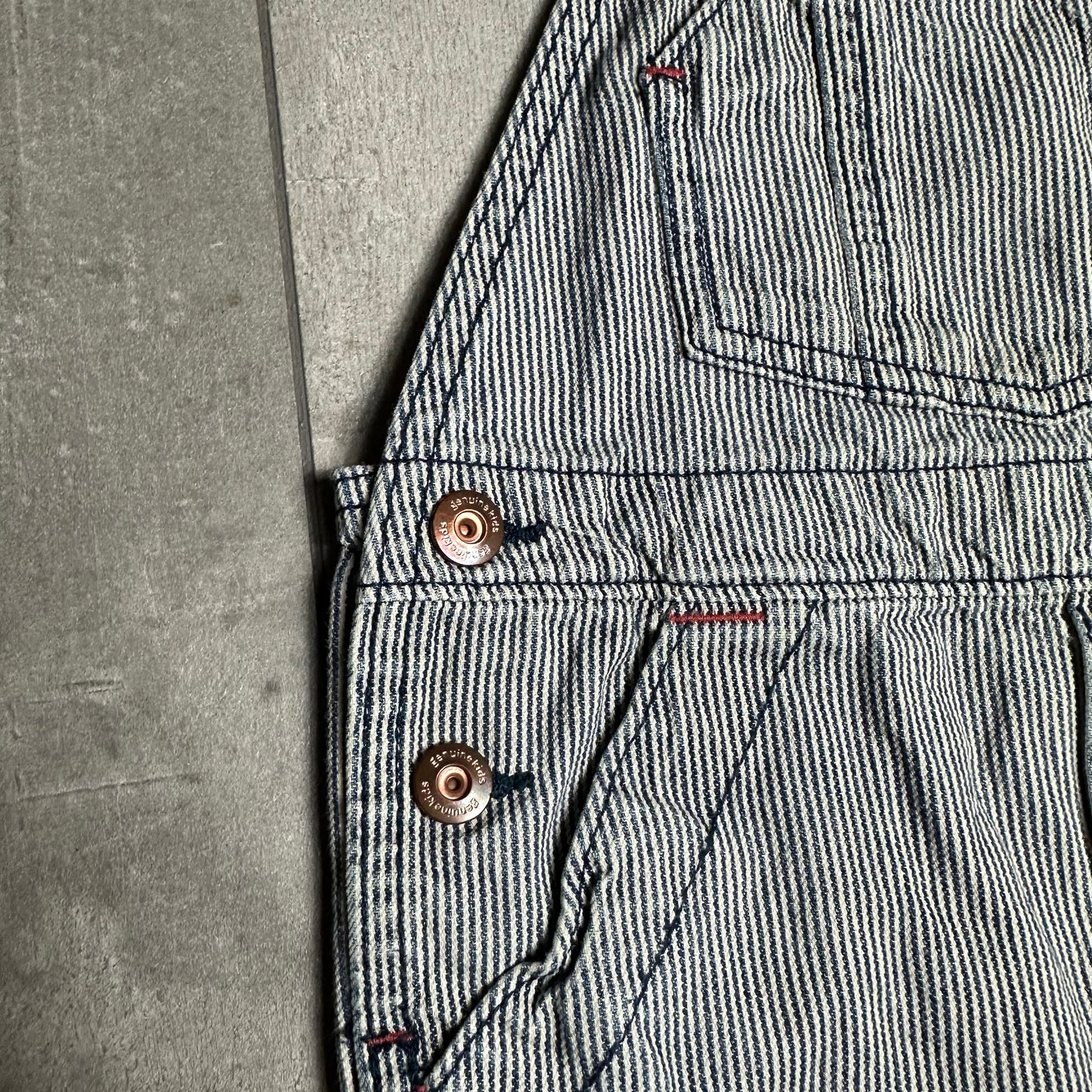 Pinstripe Lightweight Dungarees 3-4 Years