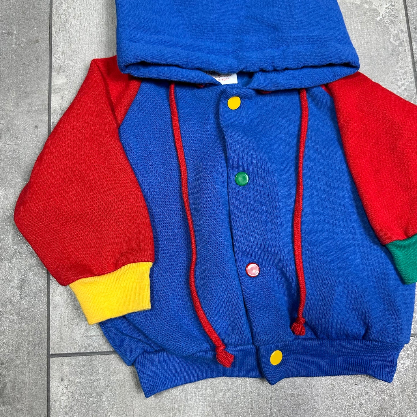 80s Colour Block Hoodie 6-9 Months