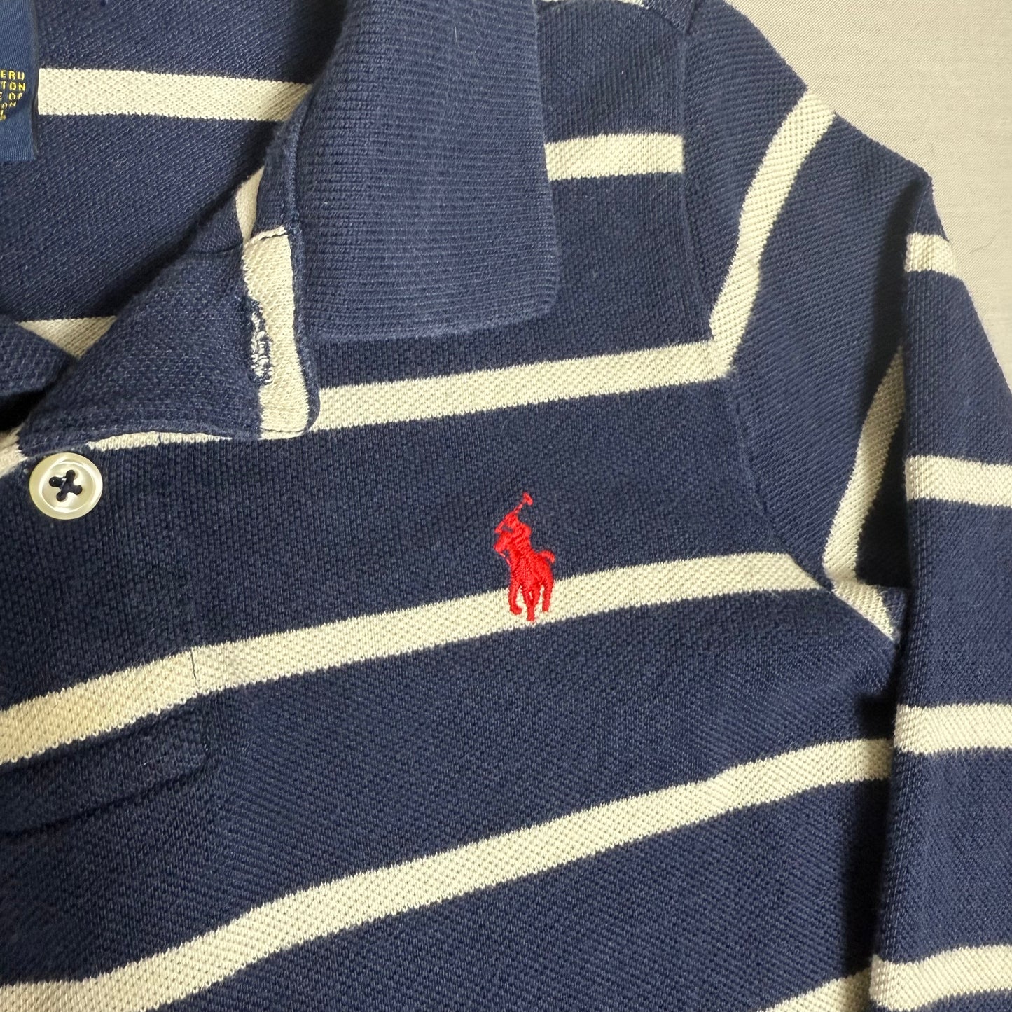 Ralph Lauren Striped Polo Shirt 4-5 Years