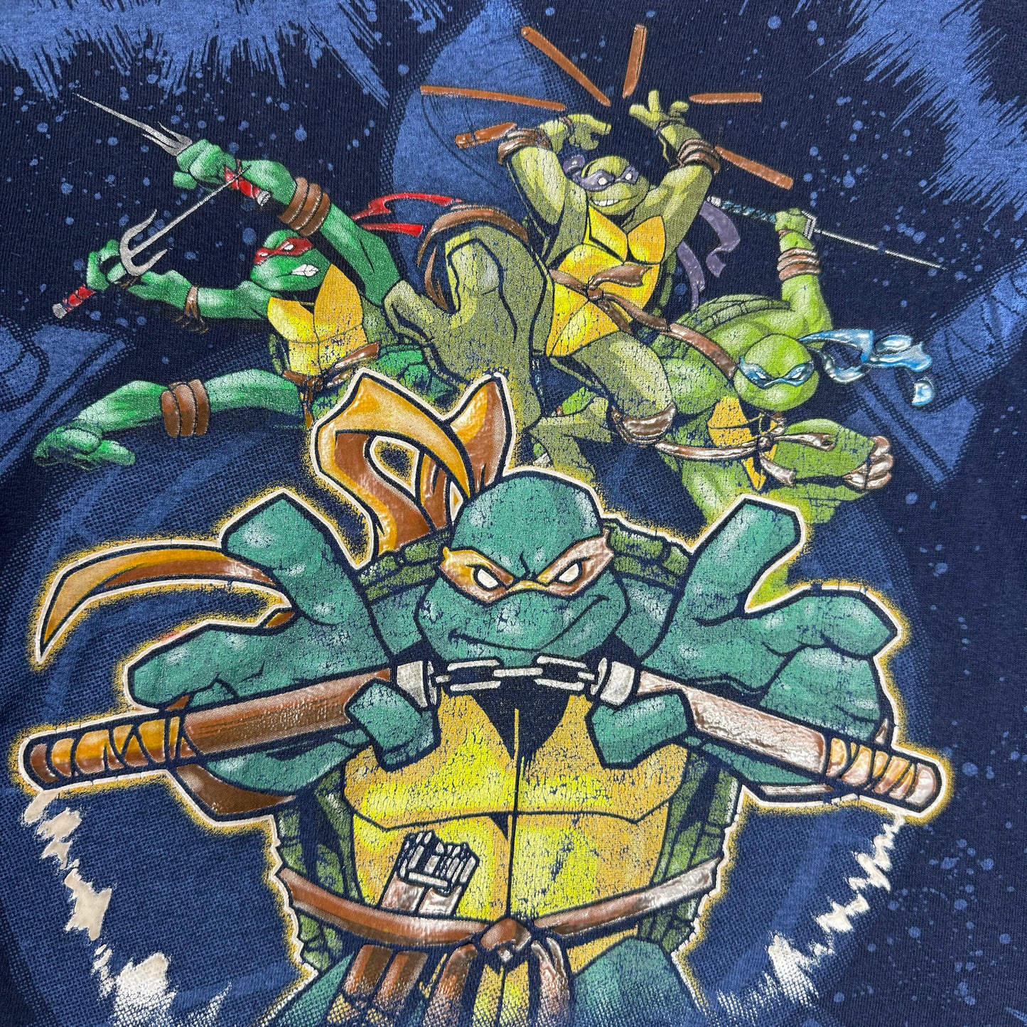 Retro Ninja Turtles Tshirt 6-7 Years
