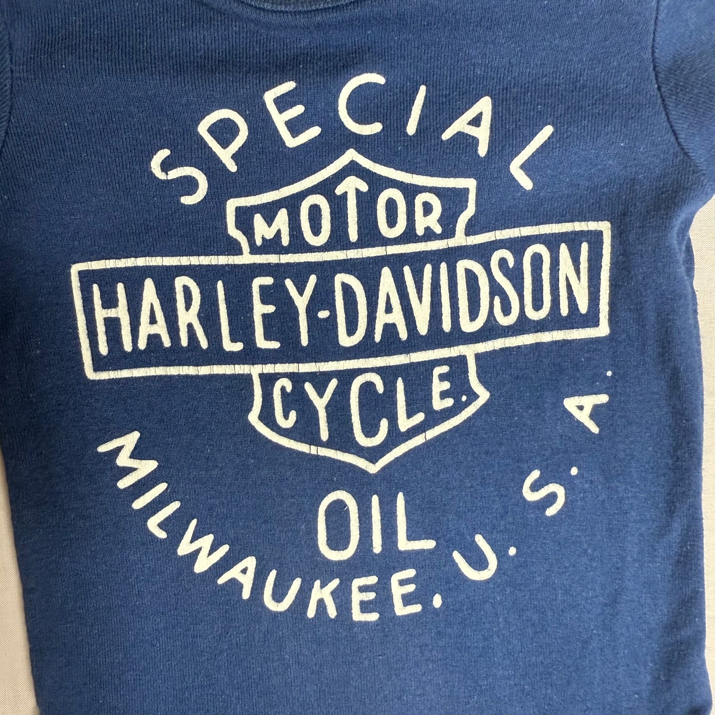 Harley Davidson Printed Babygrow 9-12 Months