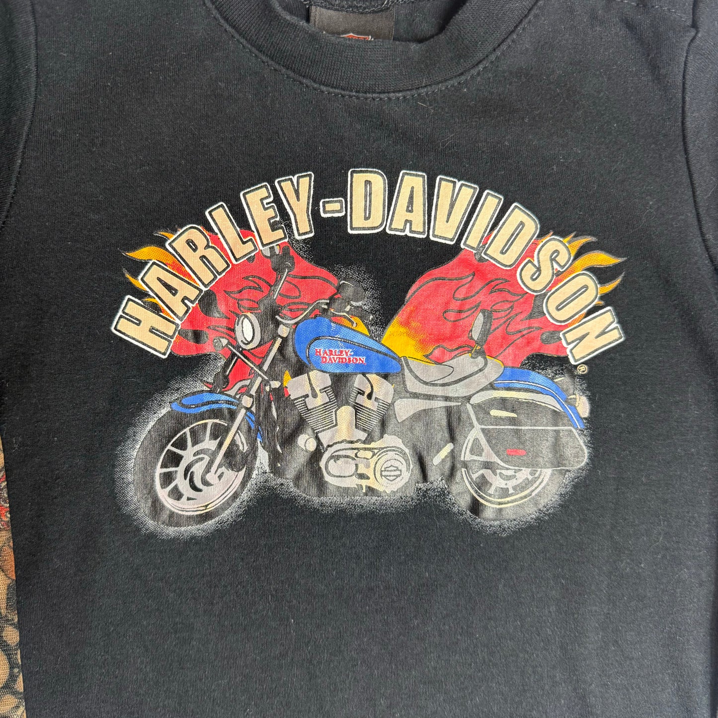 Harley Davidson Tattoo Babygrow 18-24 Months