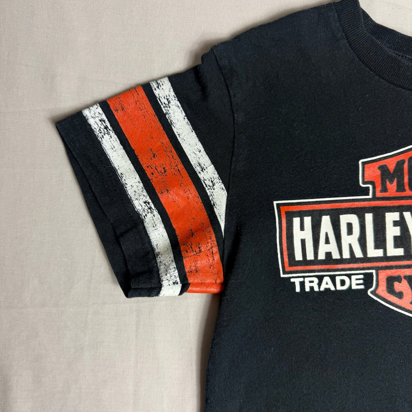 Harley Davidson Stripe Tshirt 5-6 Years