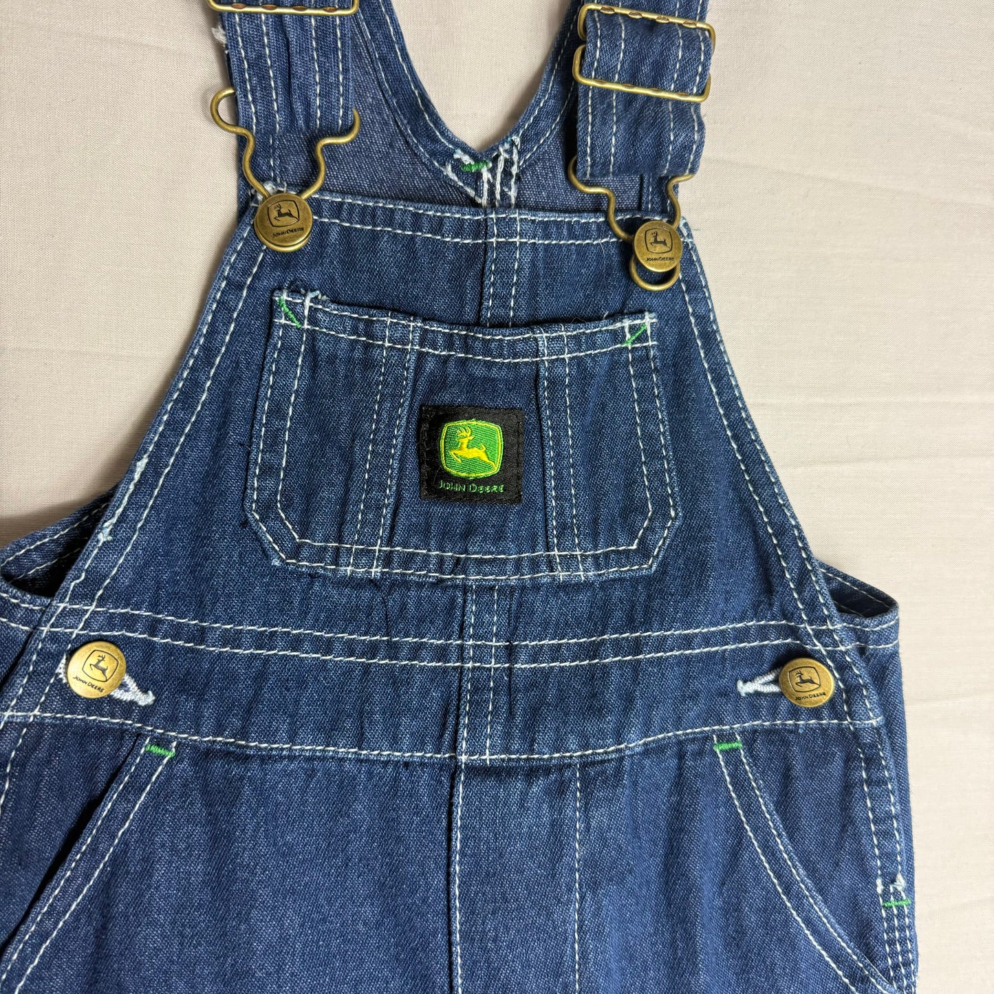 John Deere Dark Denim Dungarees 3-6 Months