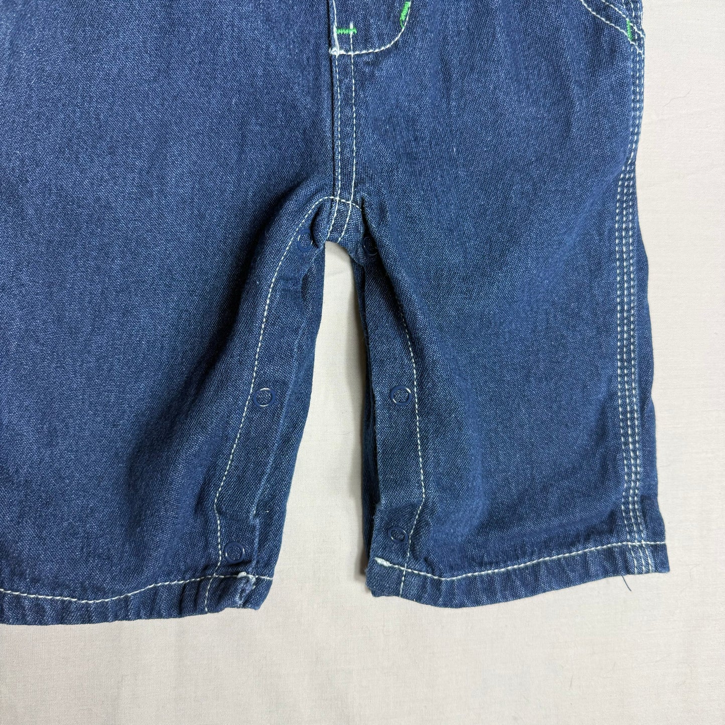 John Deere Dark Denim Dungarees 3-6 Months