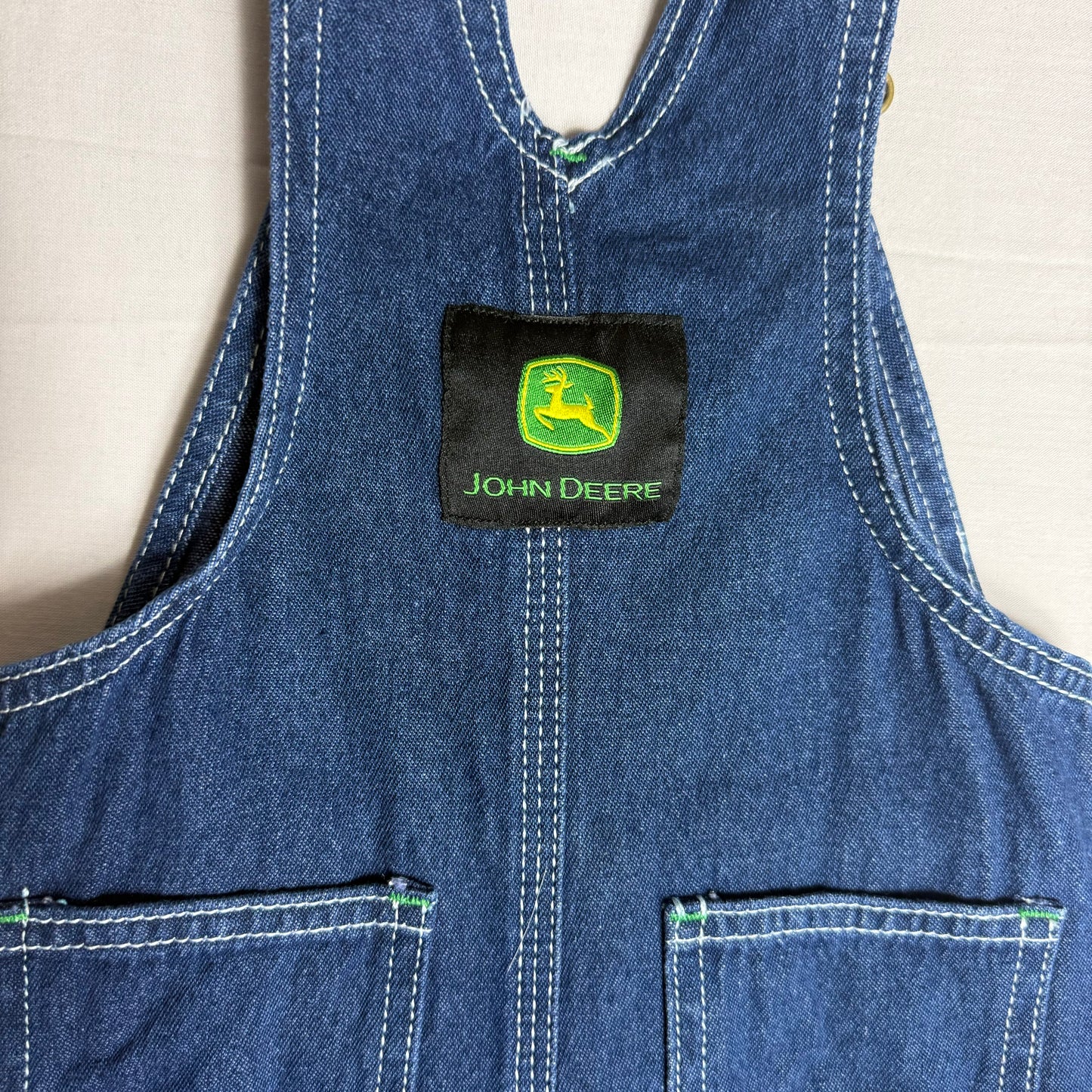 John Deere Dark Denim Dungarees 3-6 Months