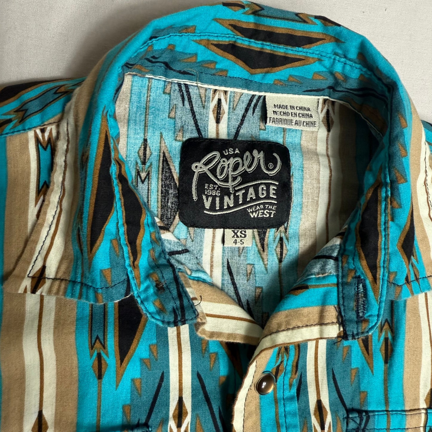 Western Style Shirt 4-5 Years