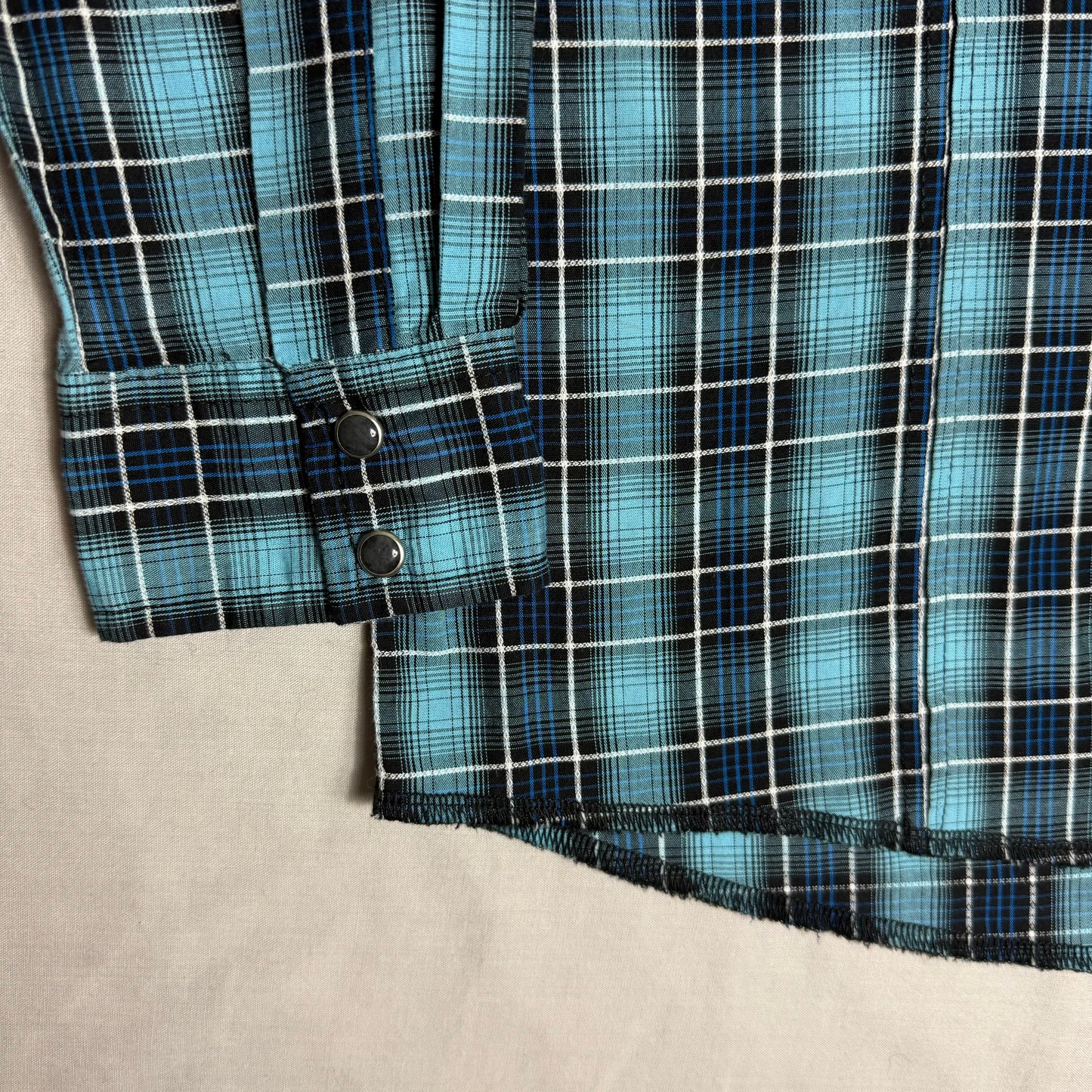 Wrangler Western Blue Check Shirt 13-14 Years