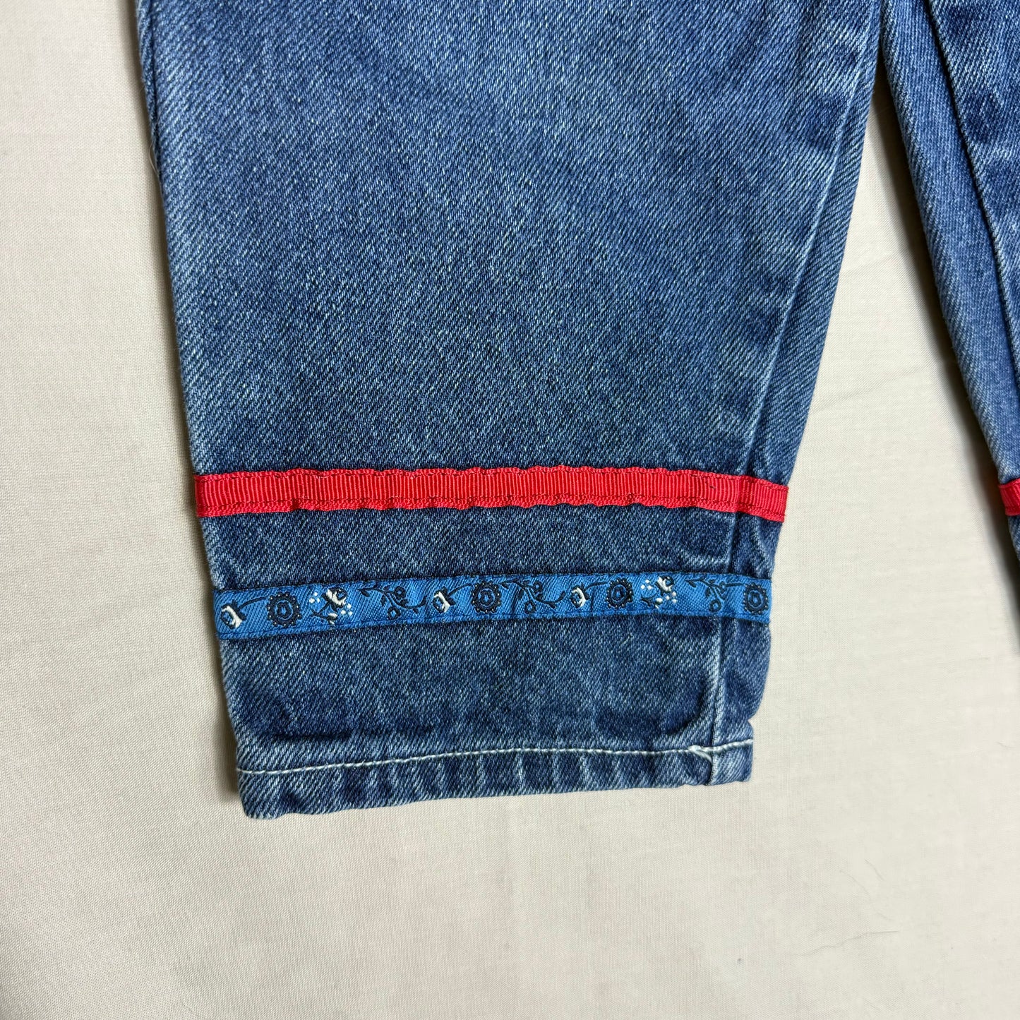 American Flag Embroidered Jeans 2-3 Years