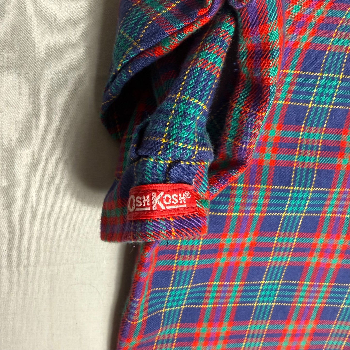 OshKosh B'Gosh Tartan All in One 12-18 Months