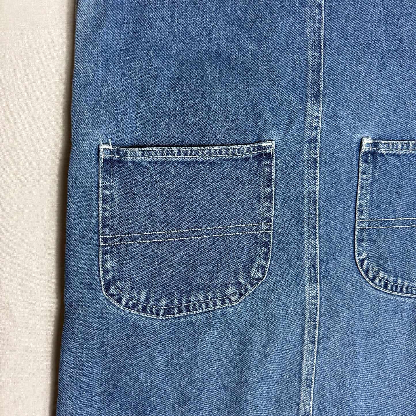 Retro Denim Pinafore Dress 8-9 Years