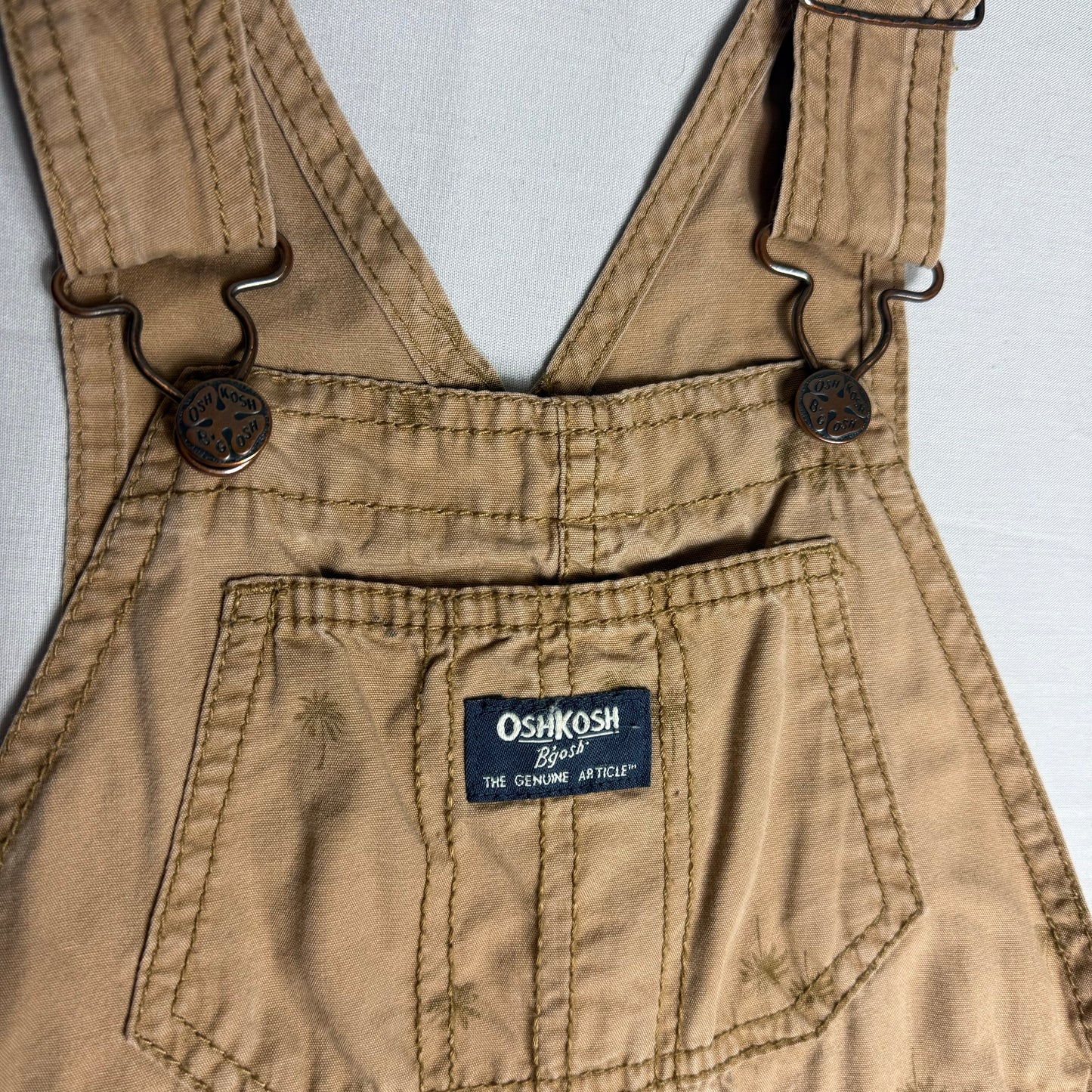 OshKosh B'Gosh Palm Tree Dungarees 3-4 Years