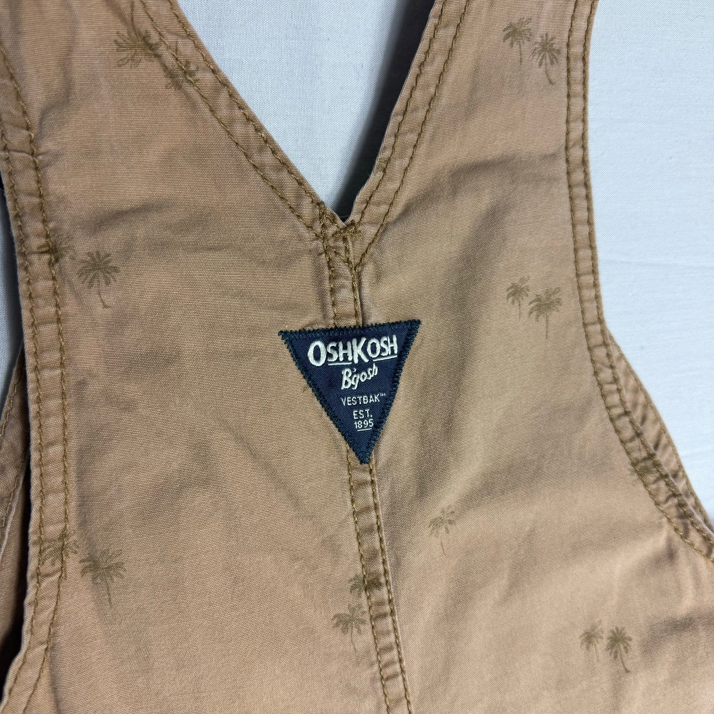 OshKosh B'Gosh Palm Tree Dungarees 3-4 Years
