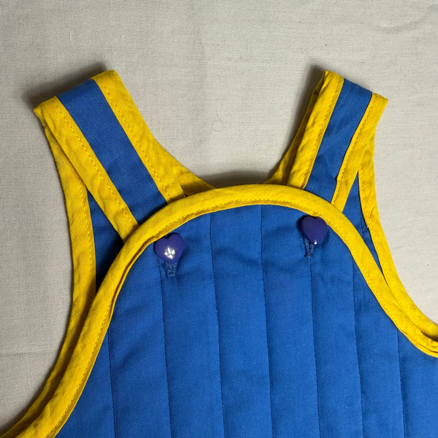Quilted Sheep Overall Dress 2-3 Years