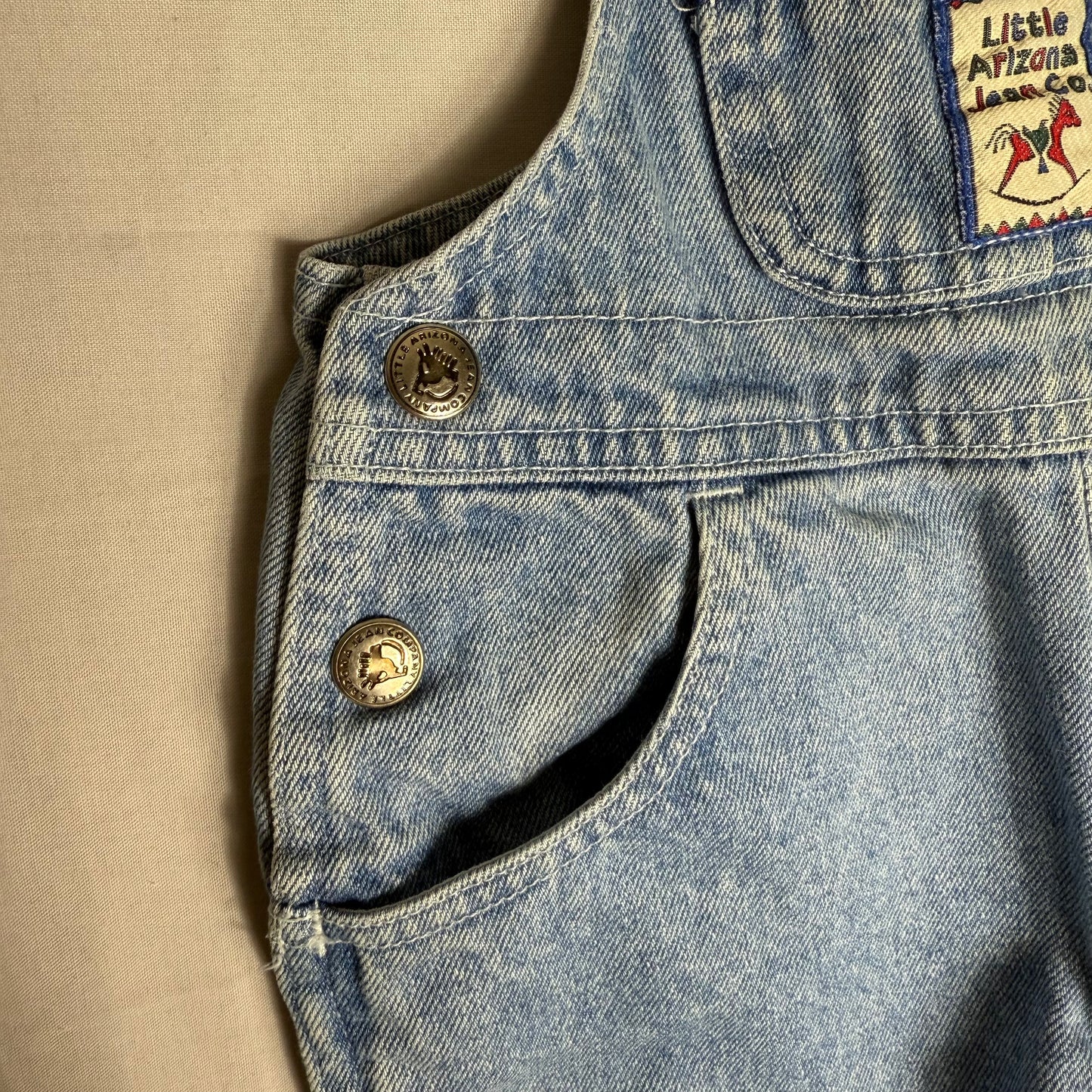 Arizona Lightwash Dungarees 0-3 Months