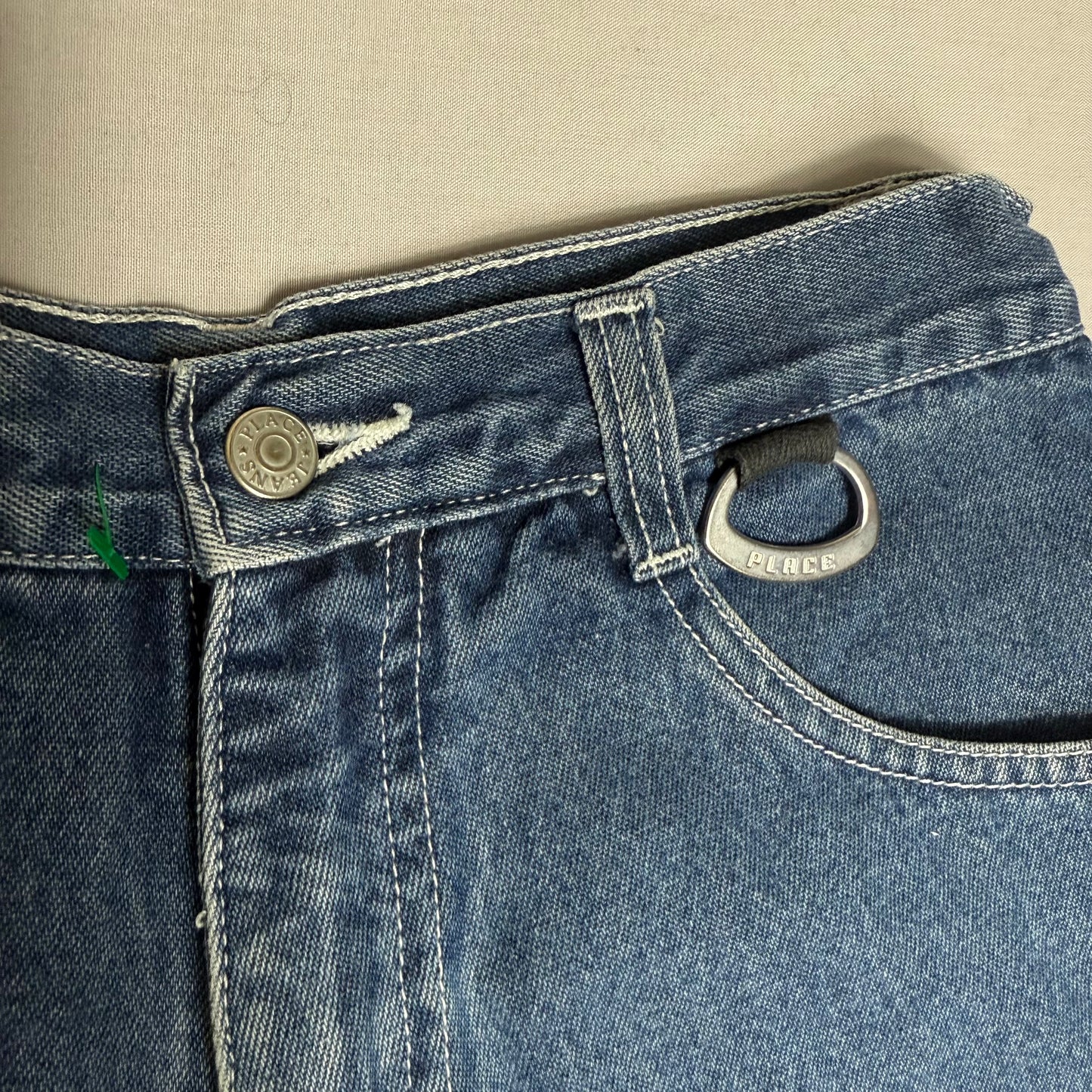 Cargo Style Denim Jorts 11-12 Years