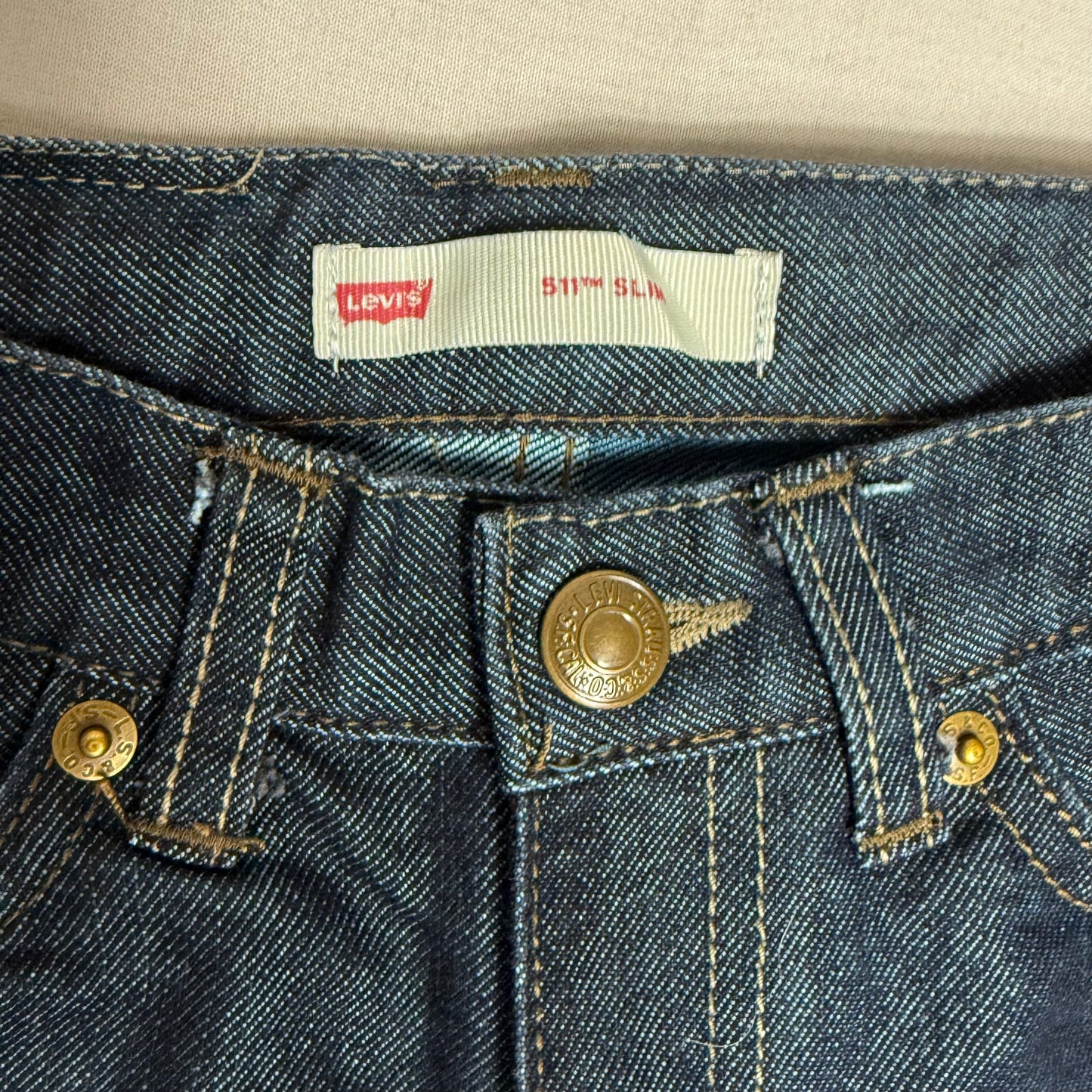 Levi's 511 Dark Denim Jeans 5-6 Years