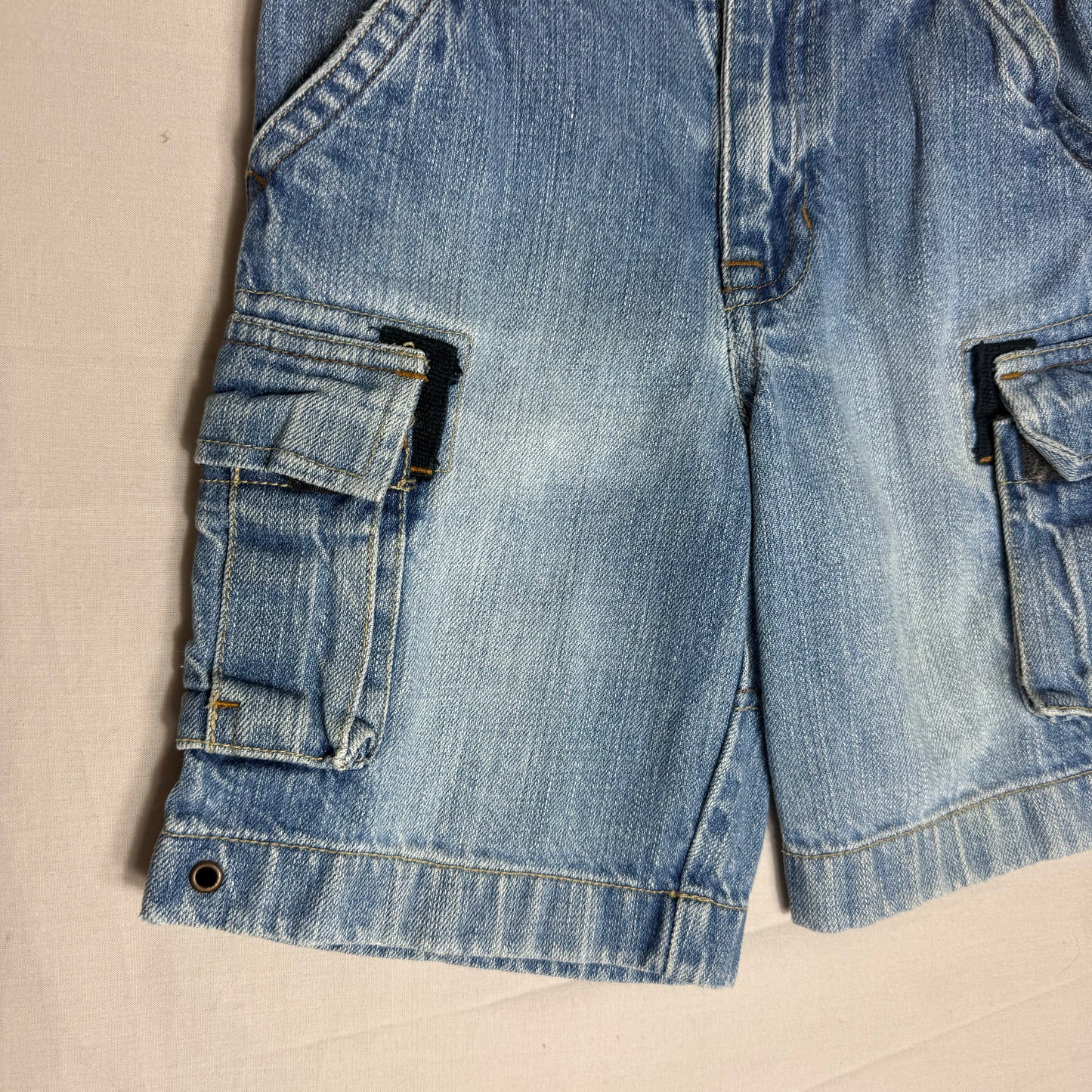 Cargo Style Denim Shorts 3-4 Years