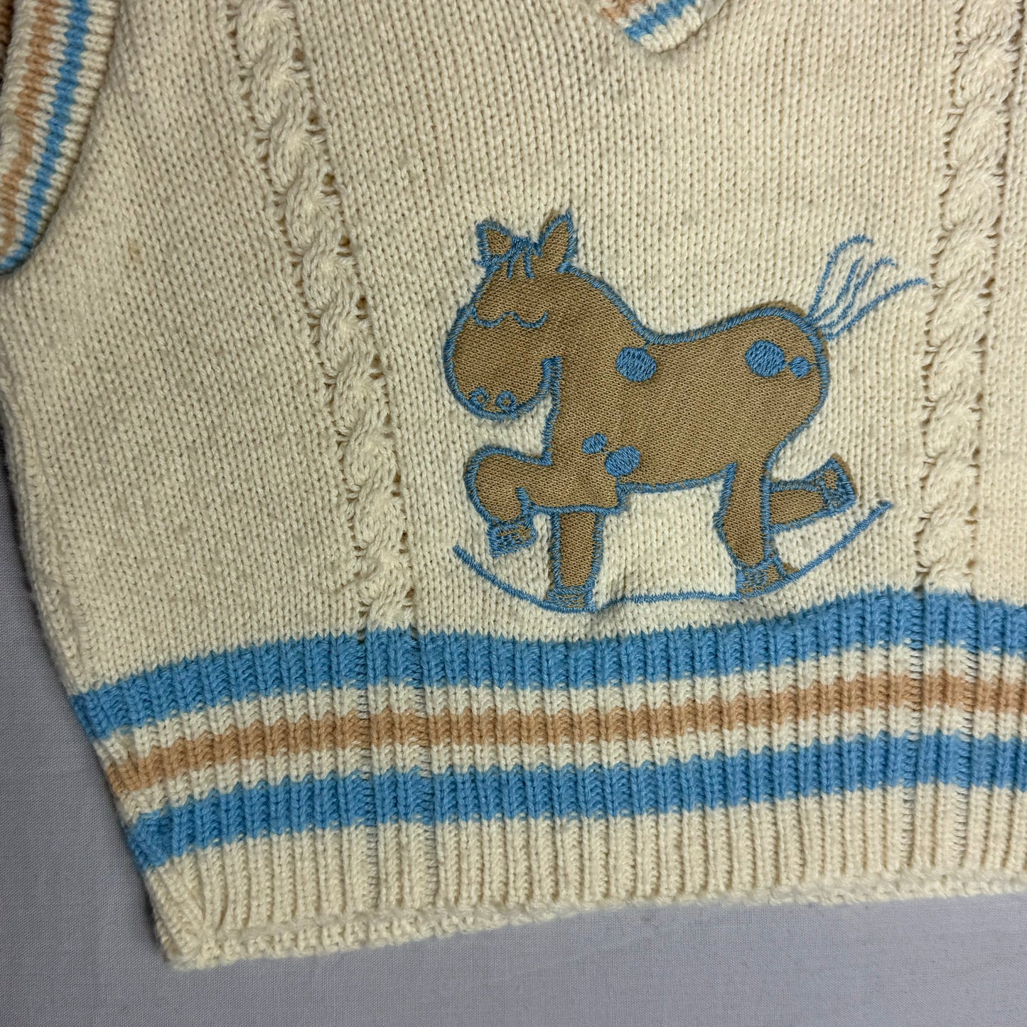 Horse Embroidered Vest 18-24 Months