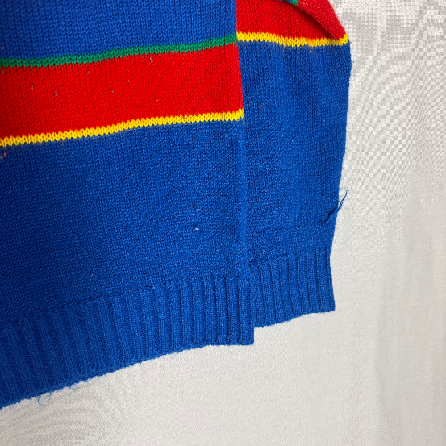 Retro Striped Knitted Jumper 3-4 Years