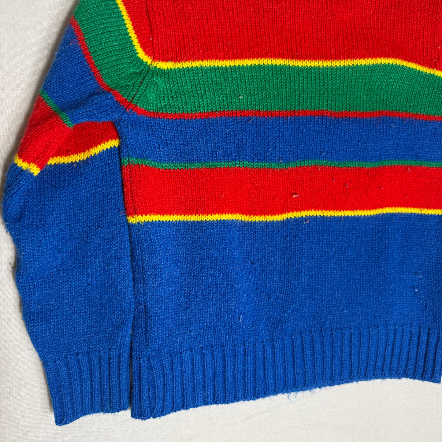 Retro Striped Knitted Jumper 3-4 Years