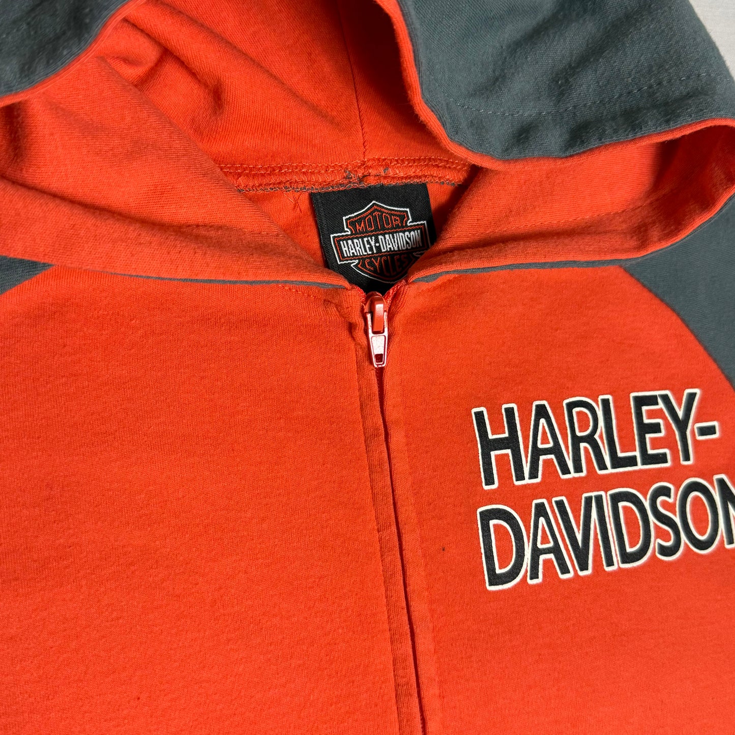 Harley Davidson Hooded Zip Up 10-11 Years