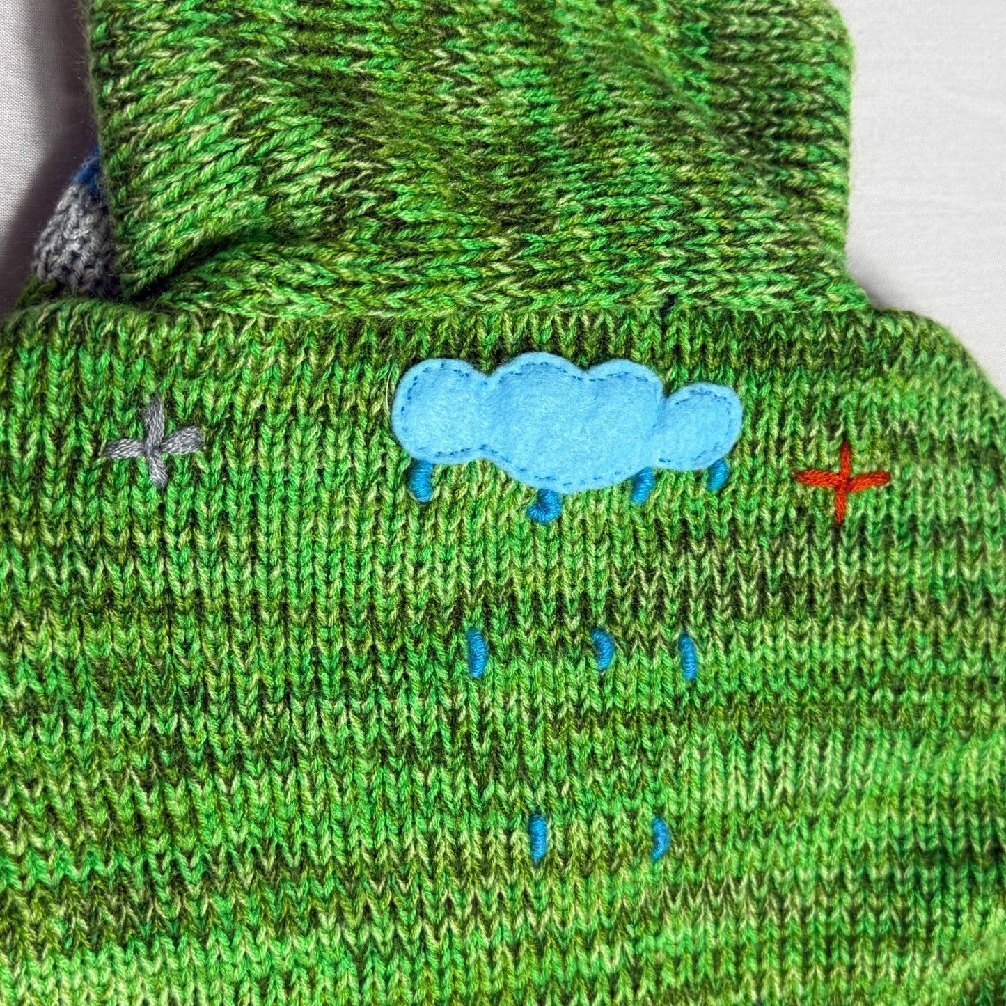 Peruvian Embroidered Knit Hoodie 2-3 Years